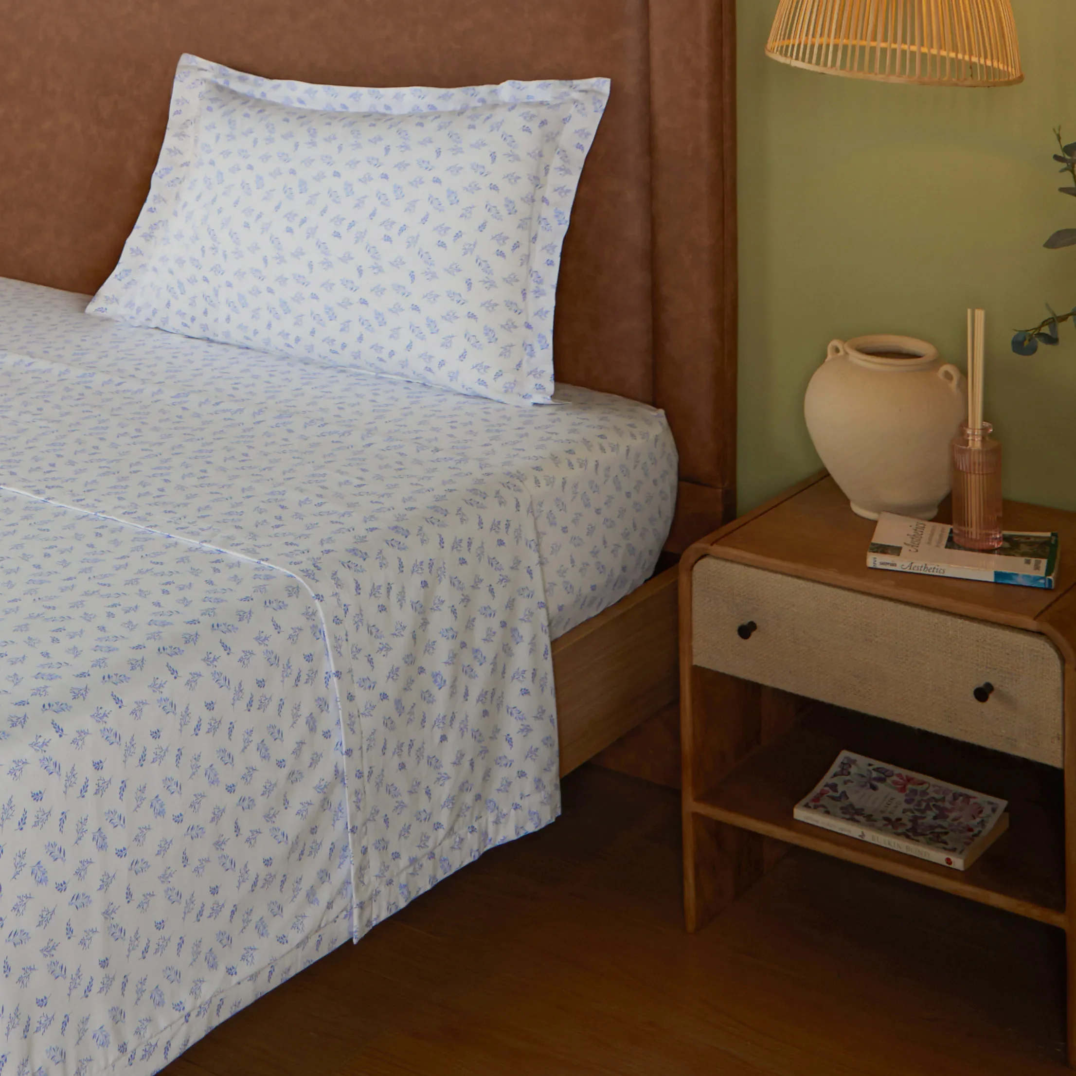 Bloomshire Classic | Everyday Charm Printed Reversible Dohar with Super Soft Flannel Layering-Blue - Image 11