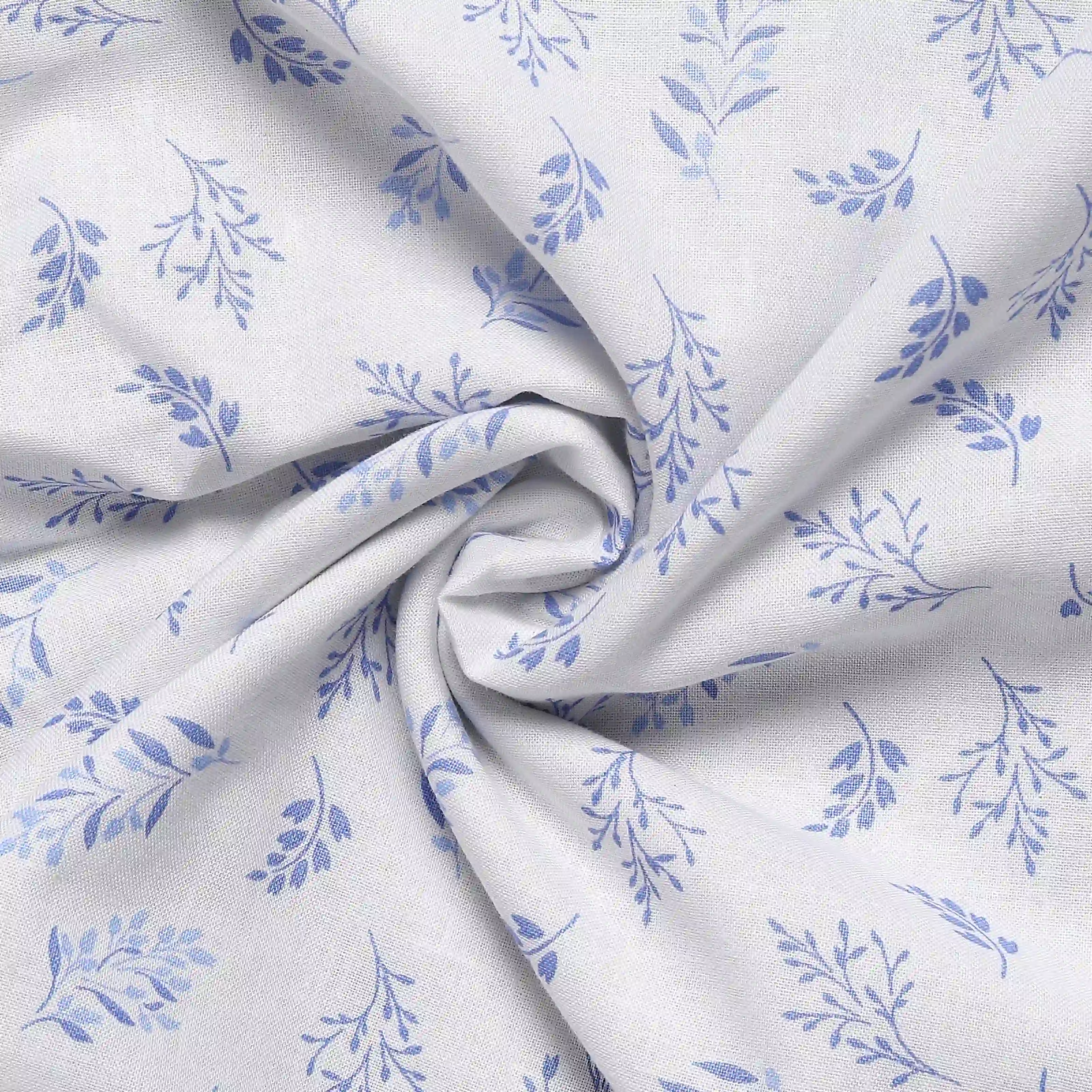 Bloomshire Classic | Everyday Charm Printed Reversible Dohar with Super Soft Flannel Layering-Blue - Image 15