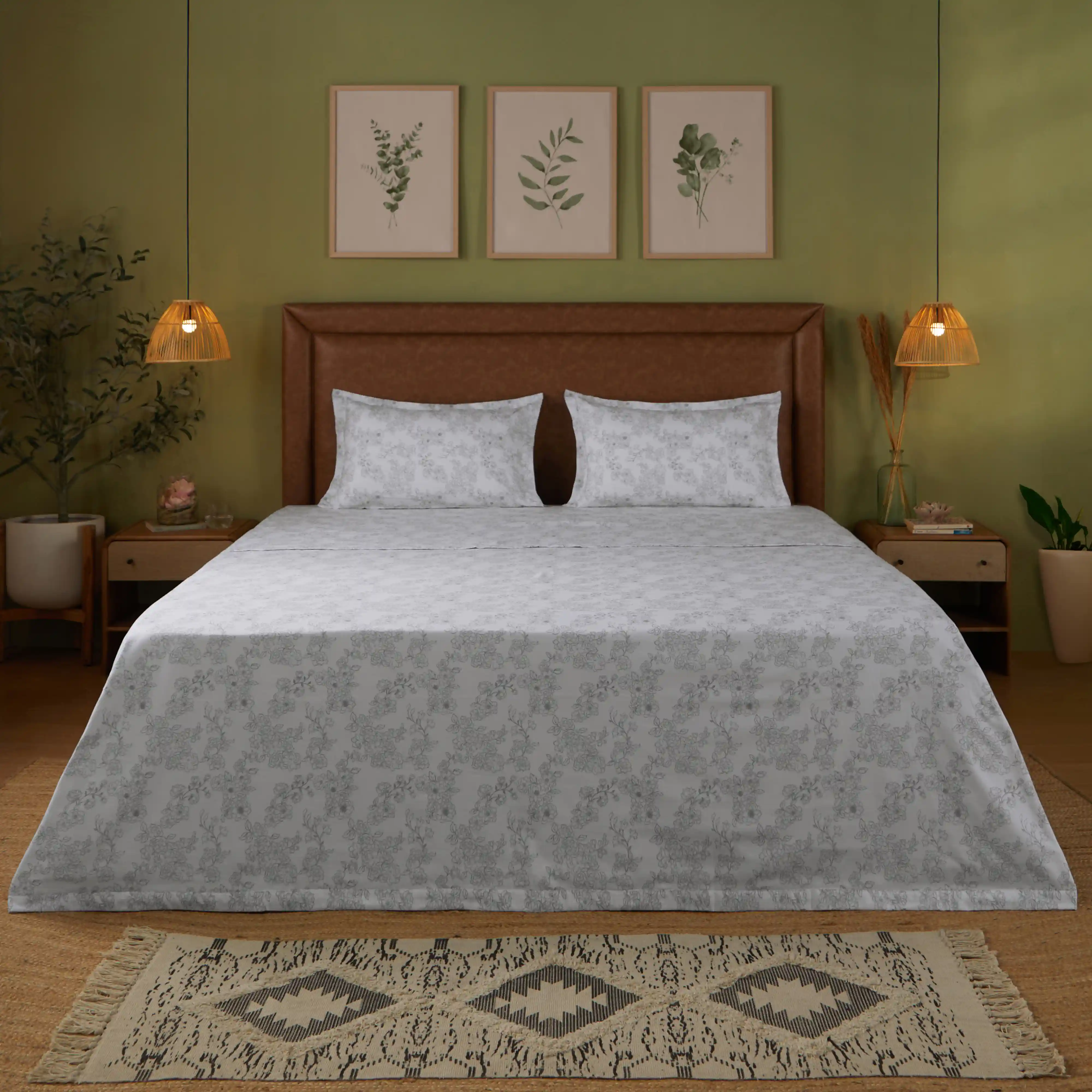 Bloomshire Classic | Everyday Charm Printed Reversible Dohar with Super Soft Flannel Layering-Blue - Image 26