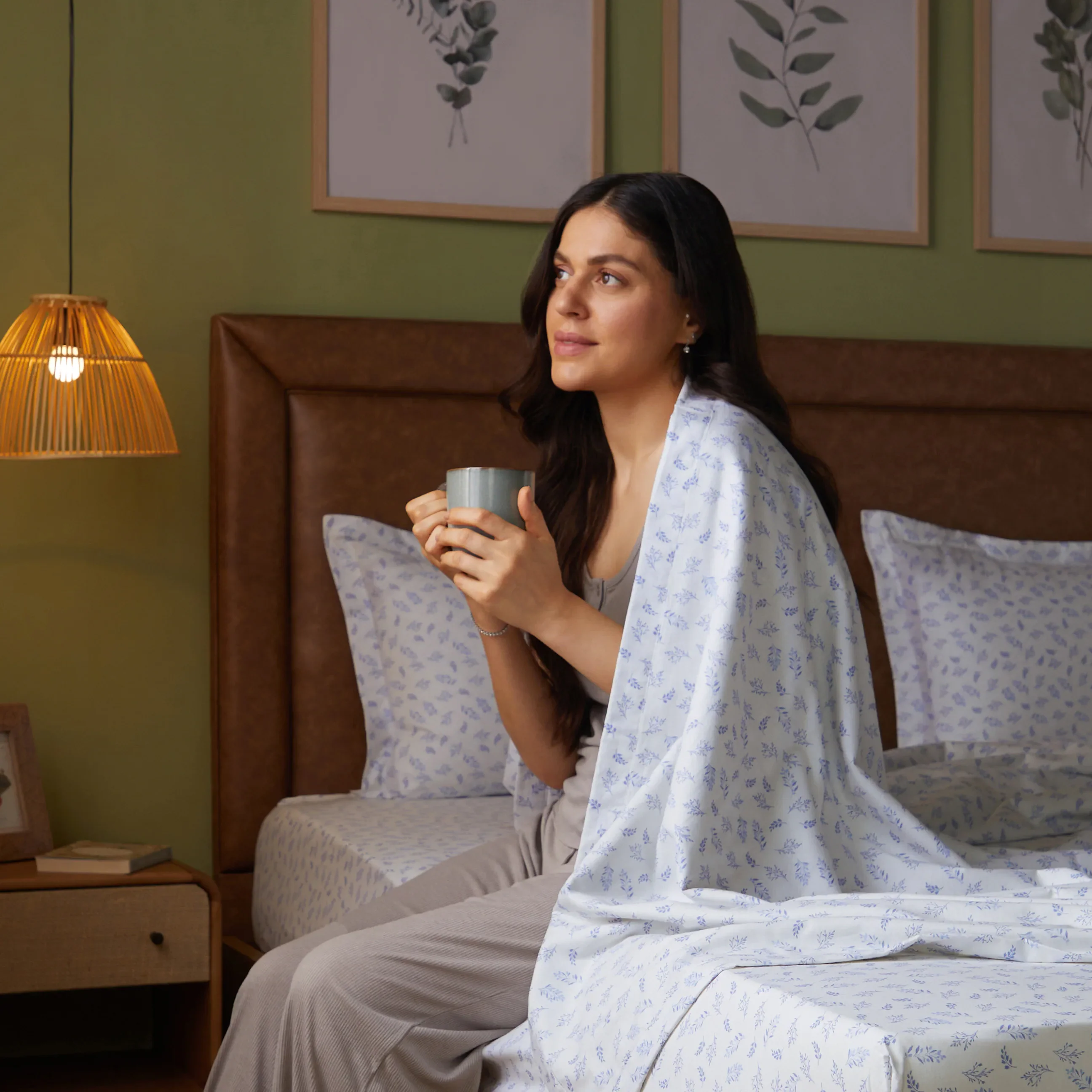 Bloomshire Classic | Everyday Charm Printed Reversible Dohar with Super Soft Flannel Layering-Blue - Image 38