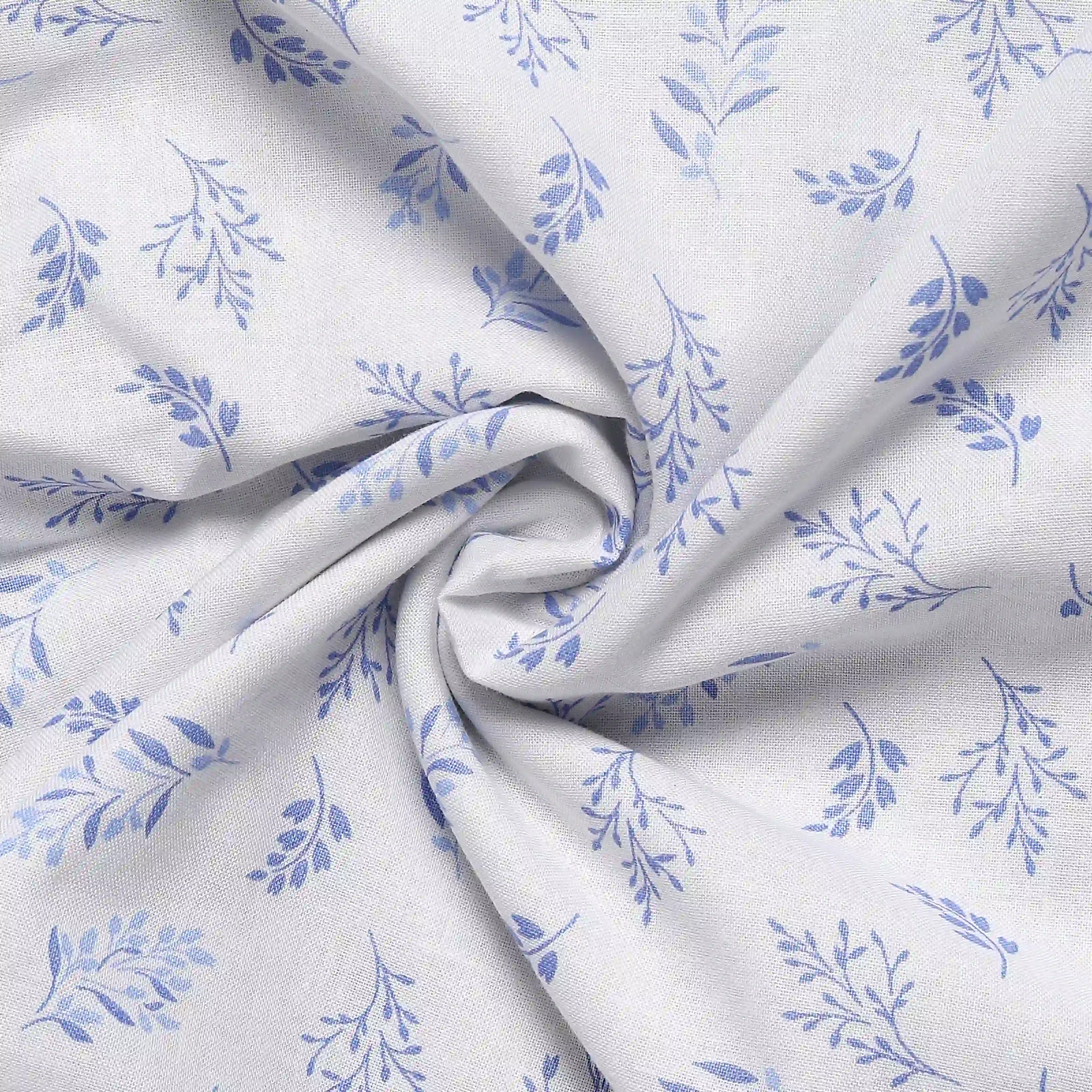 Bloomshire Classic | Everyday Charm Printed Reversible Dohar with Super Soft Flannel Layering-Blue - Image 40