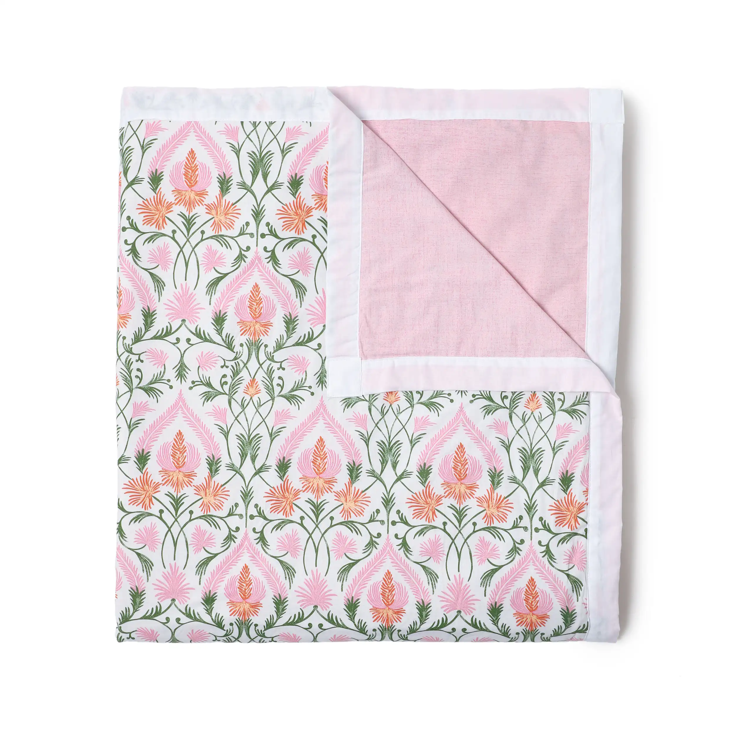 Bloomshire Classic | Everyday Charm Printed Reversible Dohar with Super Soft Flannel Layering-Blue - Image 49