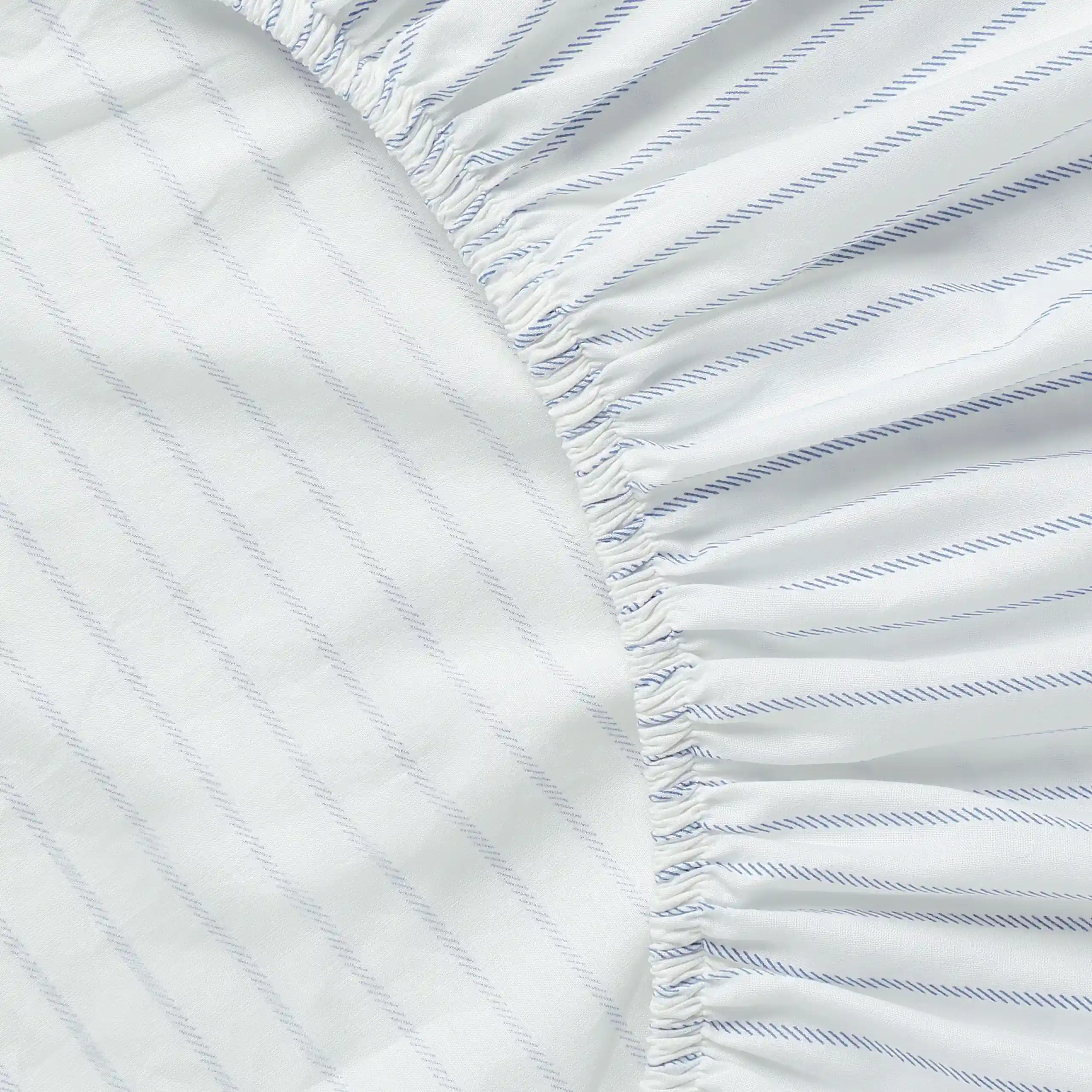 Bloomshire Classic | Everyday Charm Printed Cotton Fitted Sheet Set-Blue - Image 7
