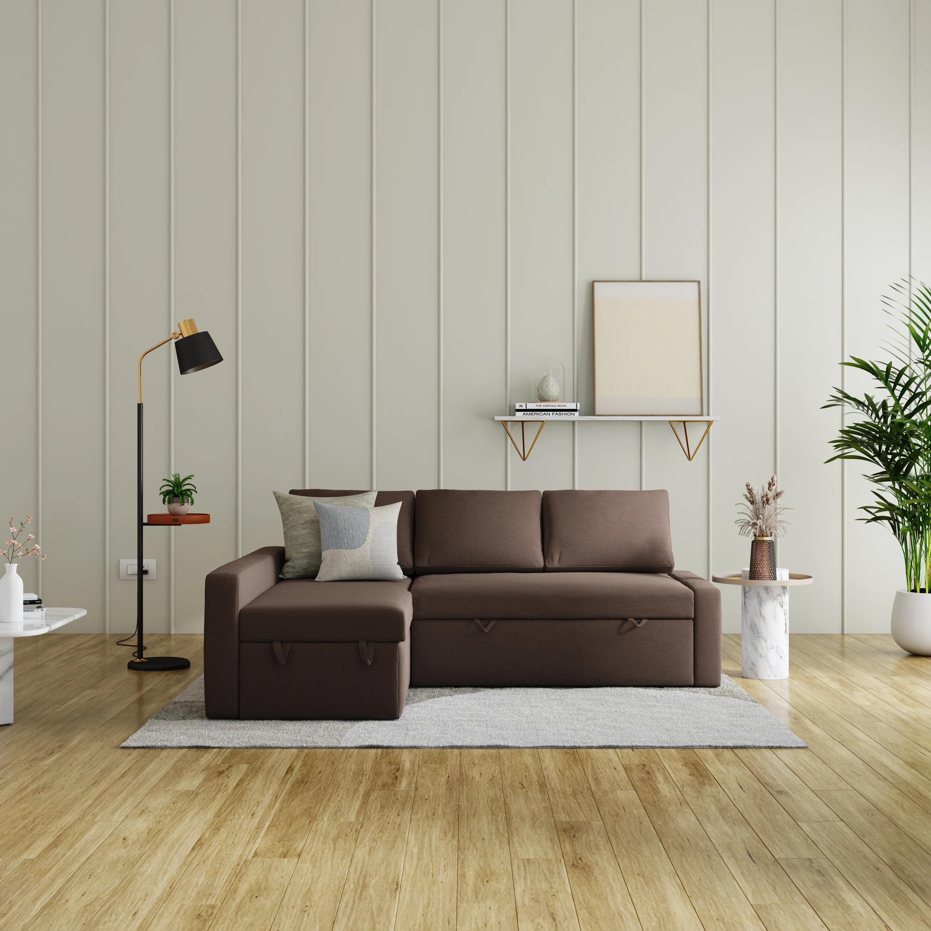 Callie Sofa Cum Bed, Left Aligned