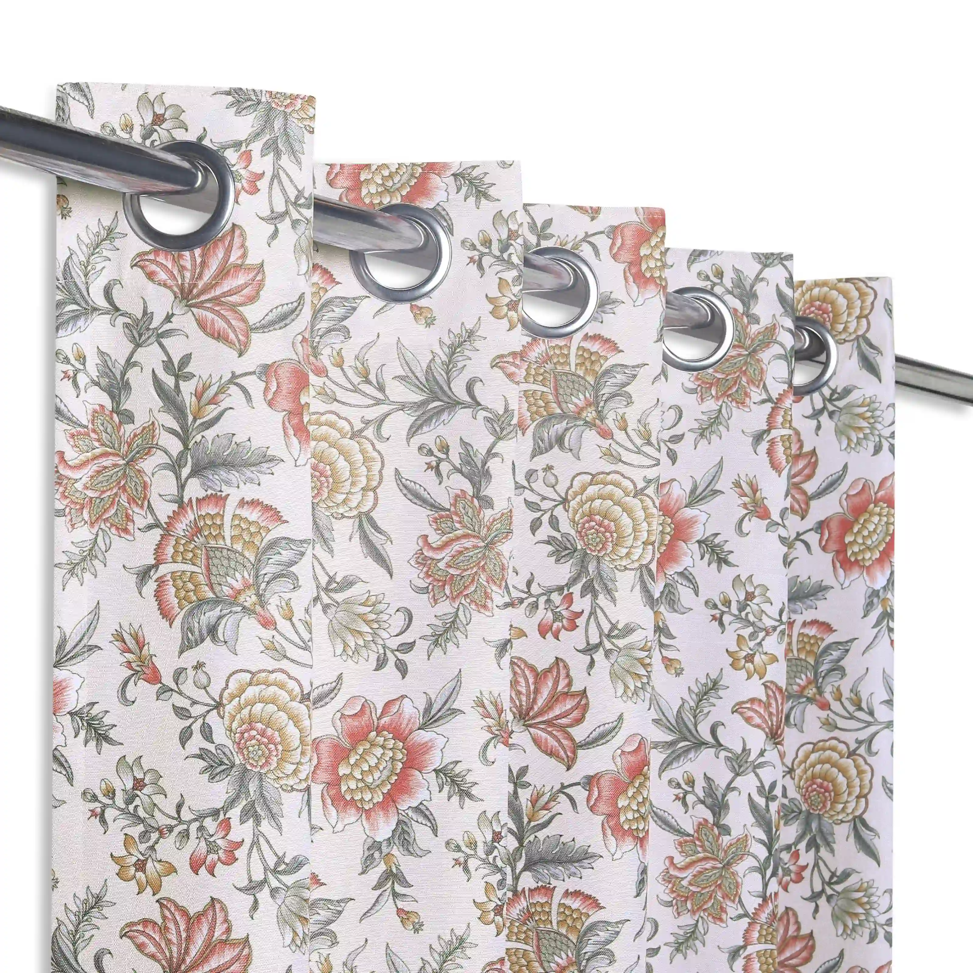 Chippa Lane Set Of 2 Printed Readymade Curtains | Chintz Affair - Image 10