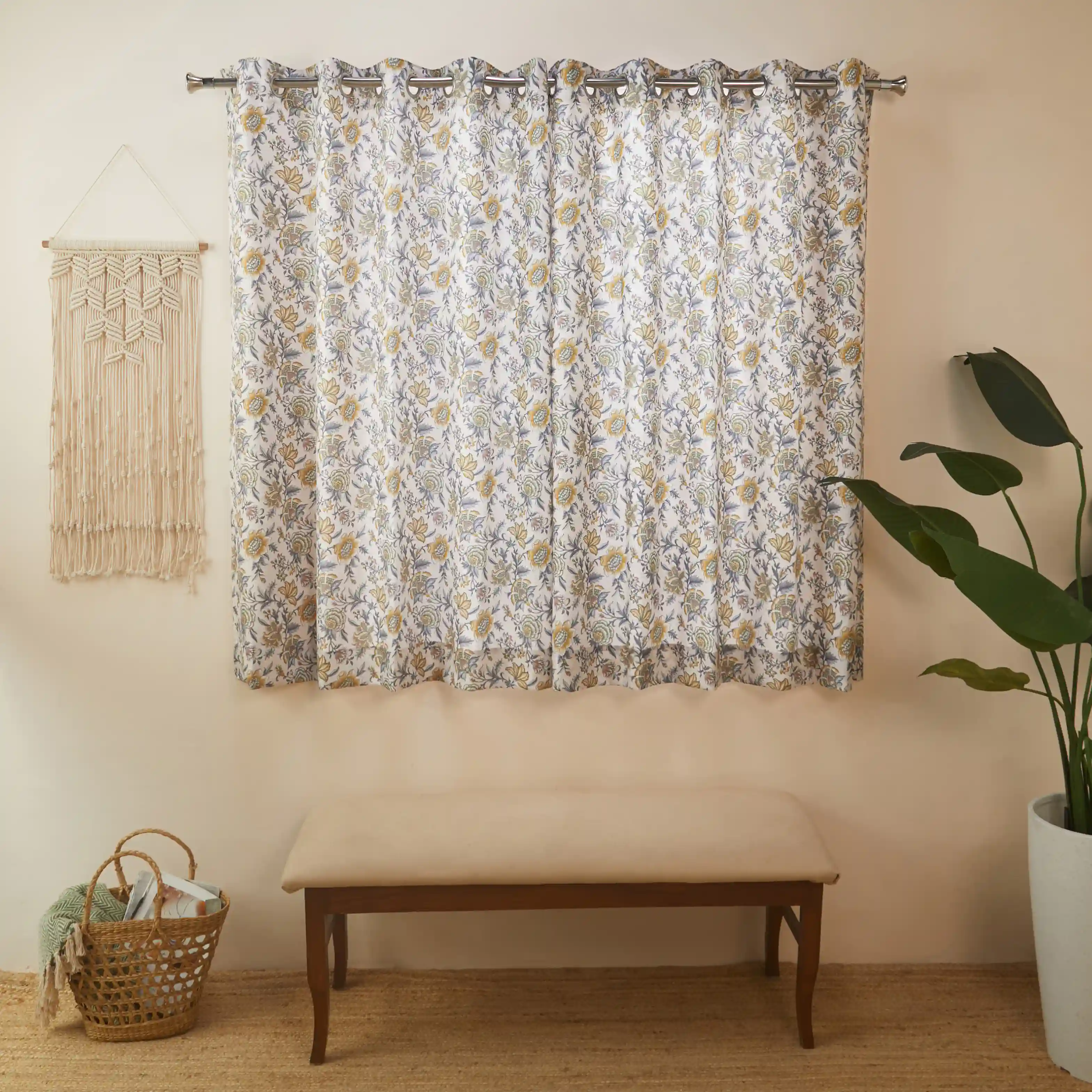 Chippa Lane Set Of 2 Printed Readymade Curtains | Chintz Affair - Image 13