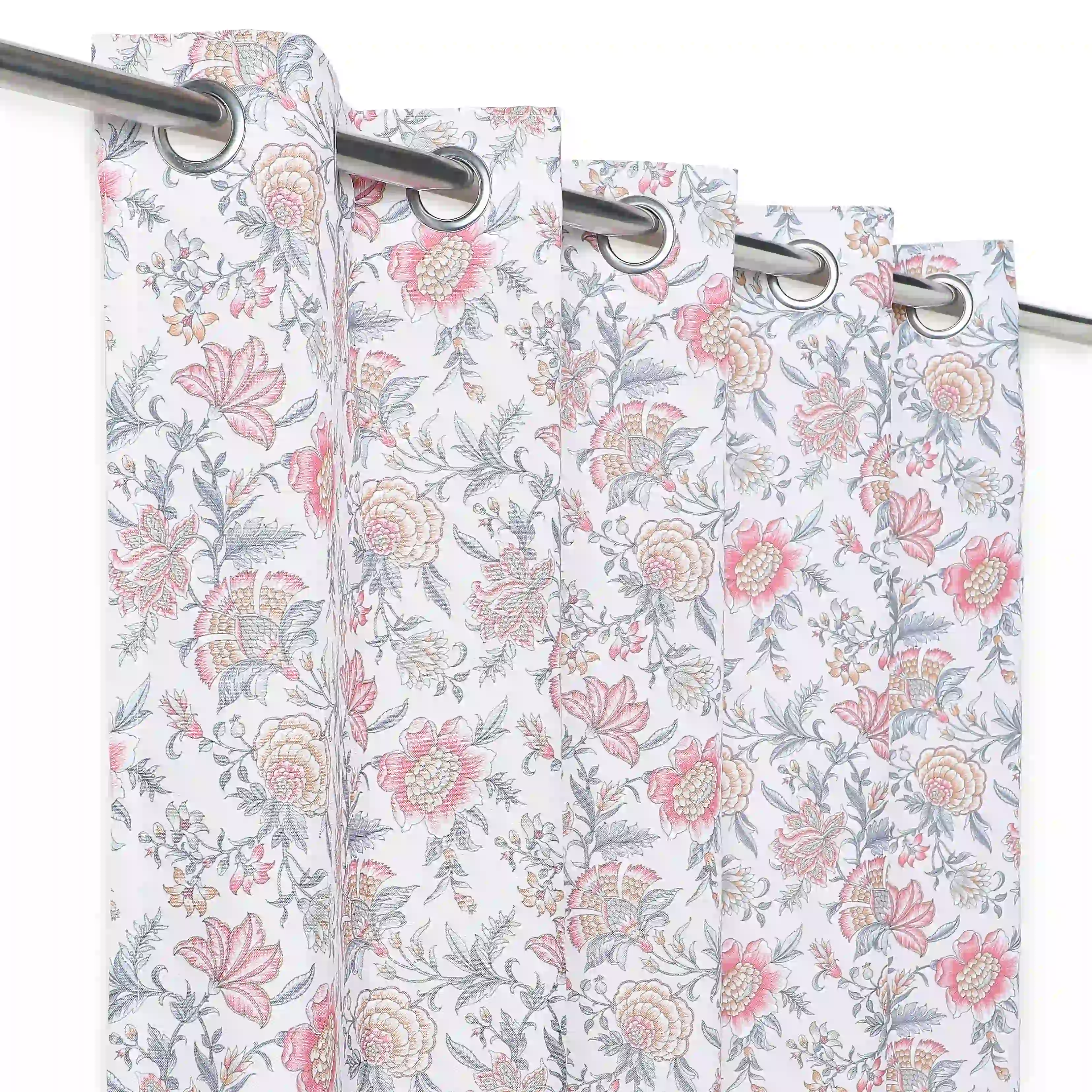 Chippa Lane Set Of 2 Printed Readymade Curtains | Chintz Affair - Image 2