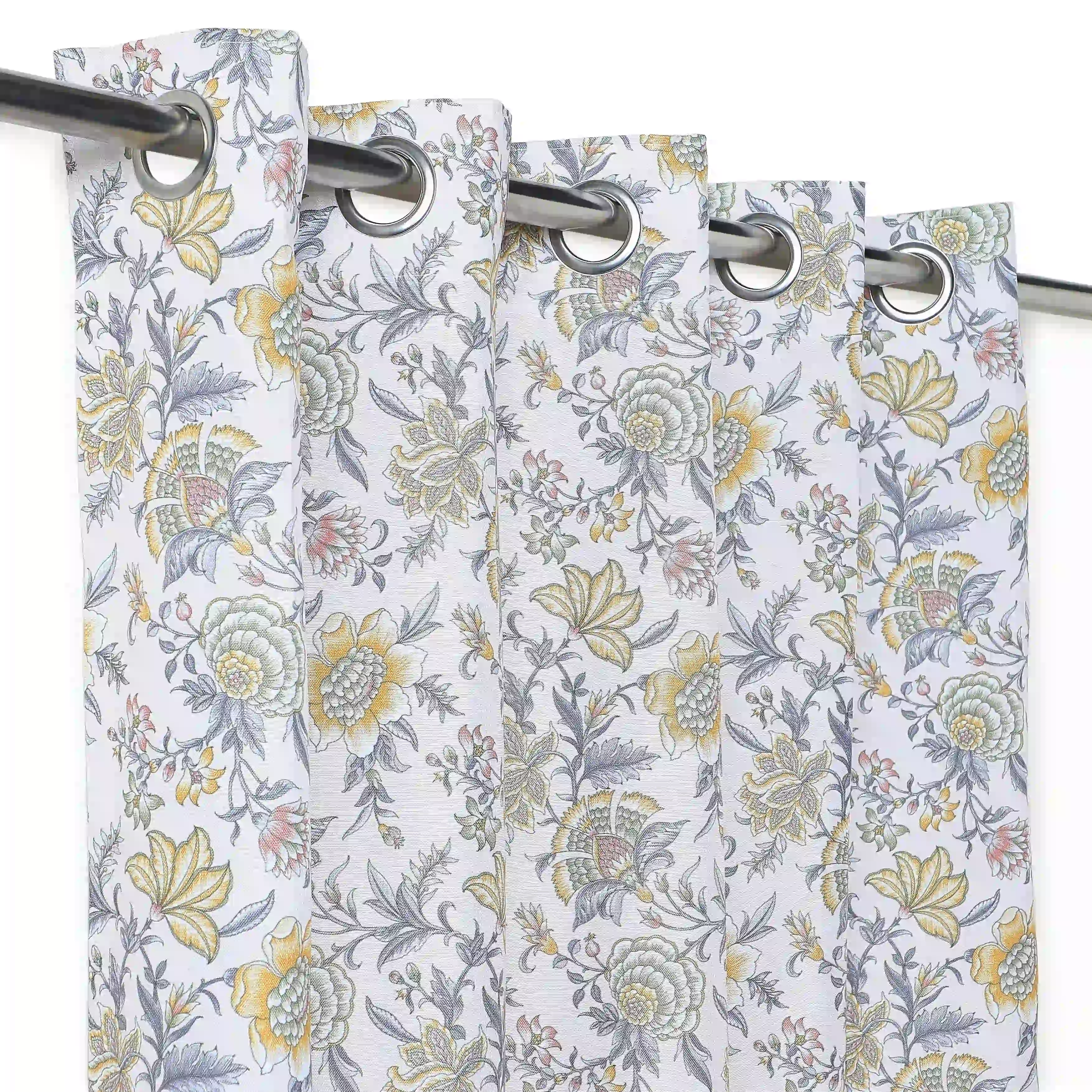 Chippa Lane Set Of 2 Printed Readymade Curtains | Chintz Affair - Image 22