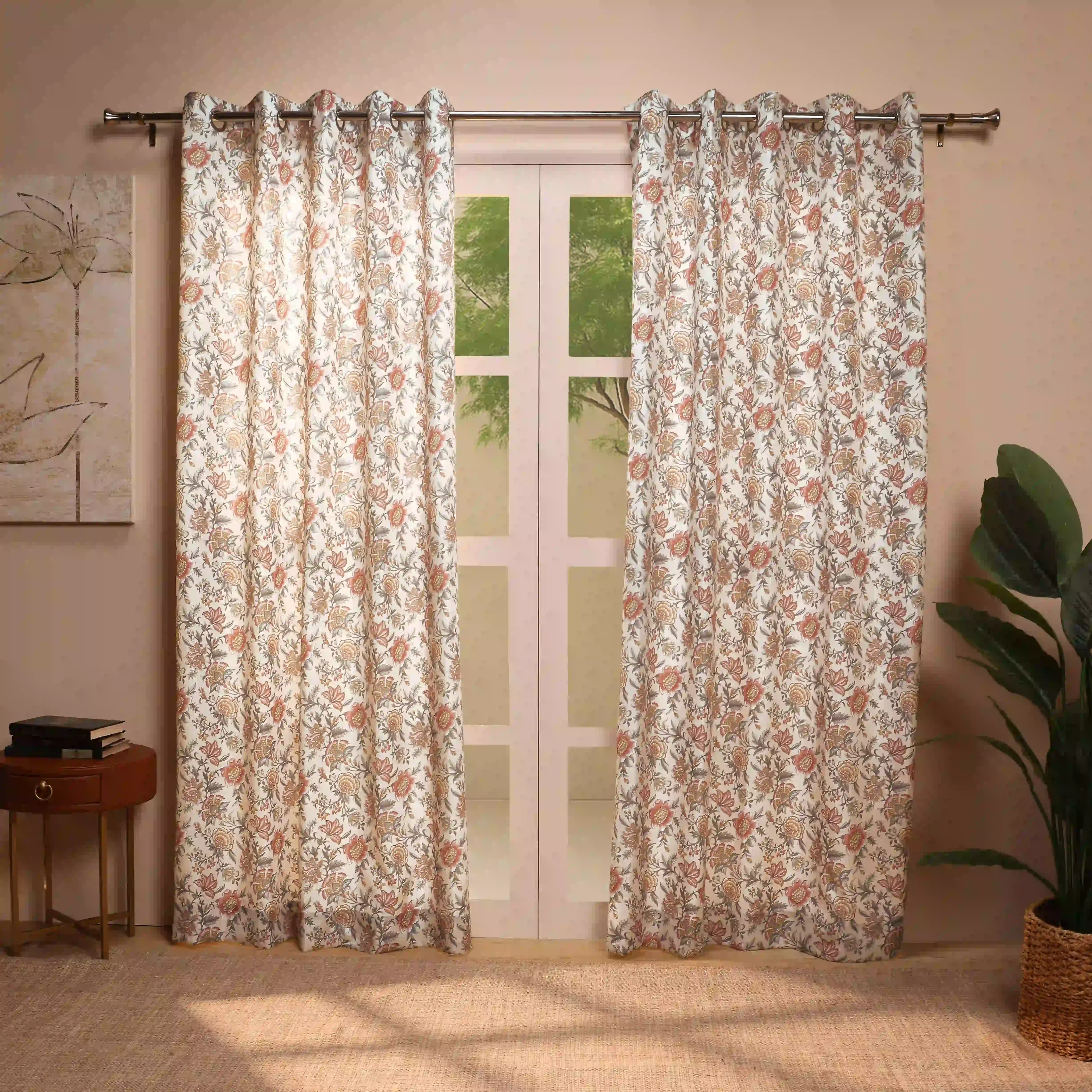 Chippa Lane Set Of 2 Printed Readymade Curtains | Chintz Affair - Image 9