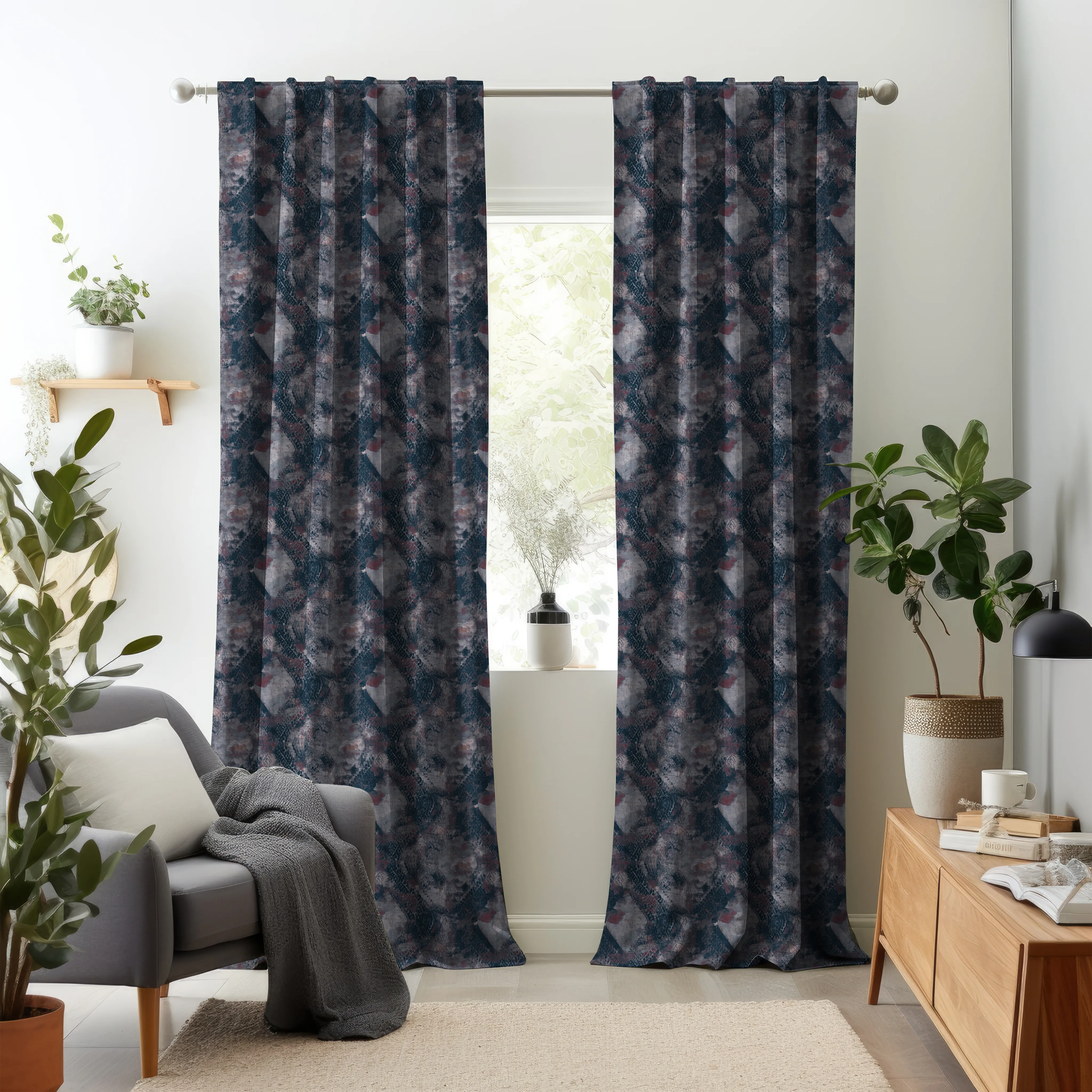 Cosmic Charm Edition 4 - Rigel | Made to Order Light Filtering Curtains - Image 13