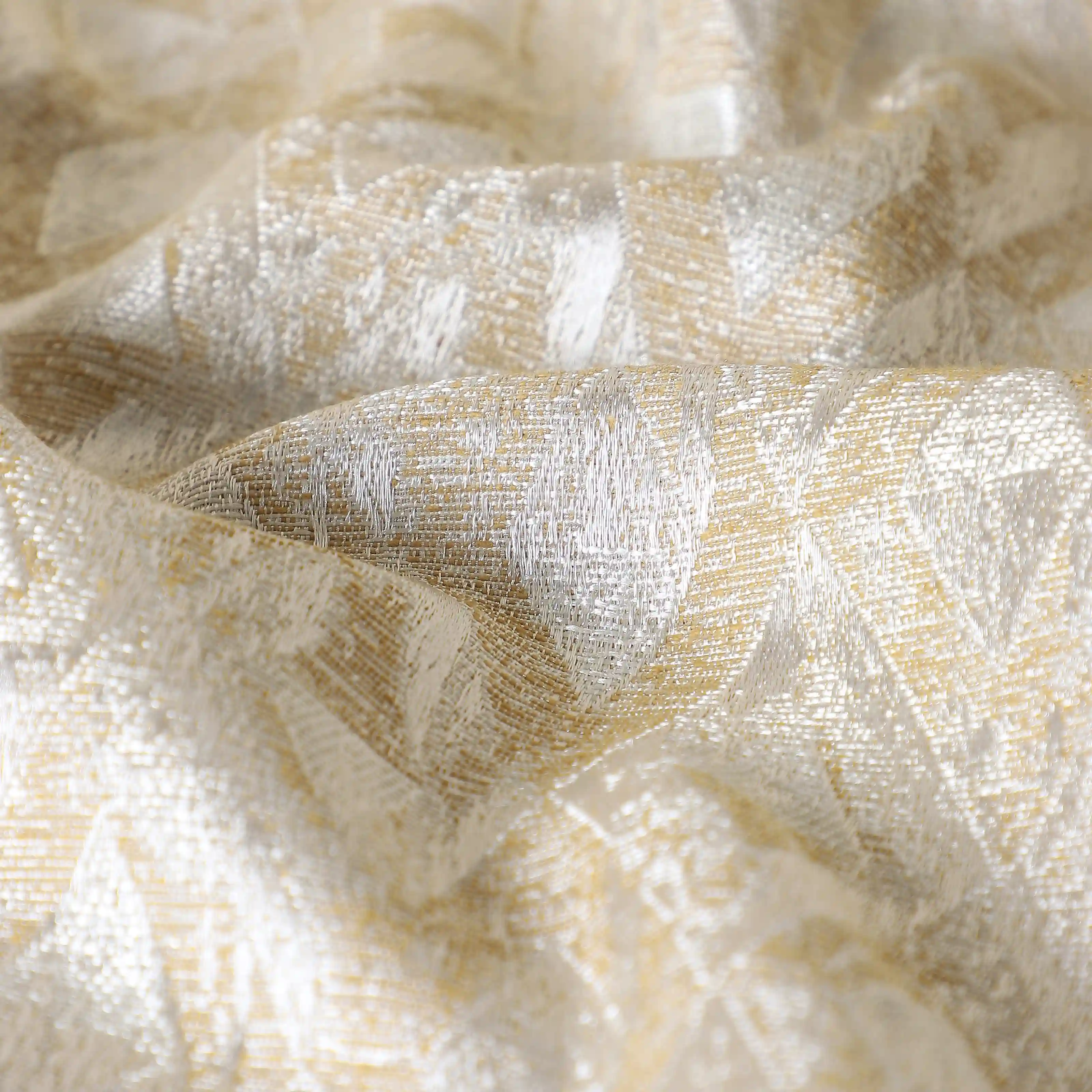De Jacquard - Classic Set Of 2 Jacquard Readymade Curtains | Diamond Drift - Image 15