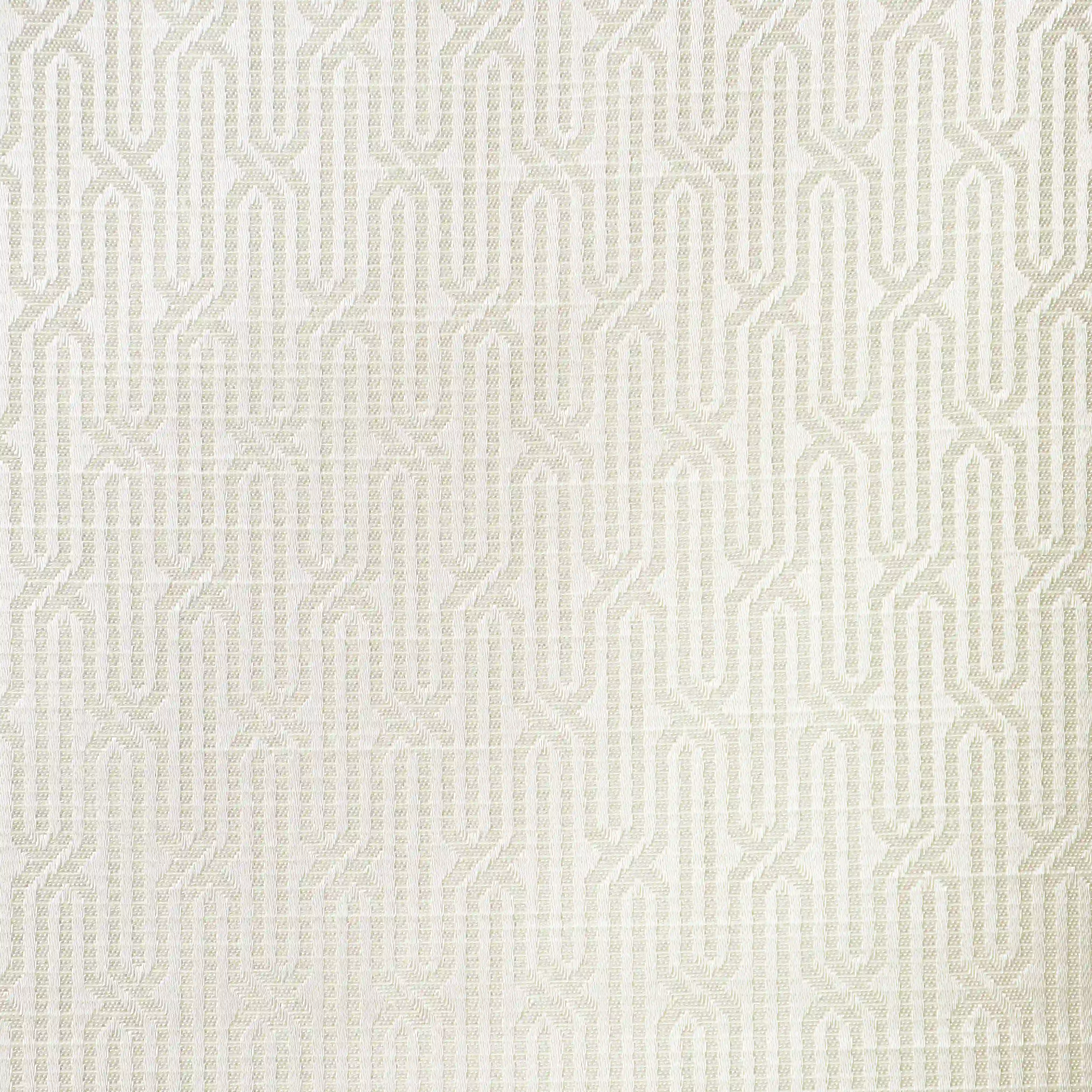 De Jacquard - Classic Set Of 2 Jacquard Readymade Curtains | Layered Lines - Image 12