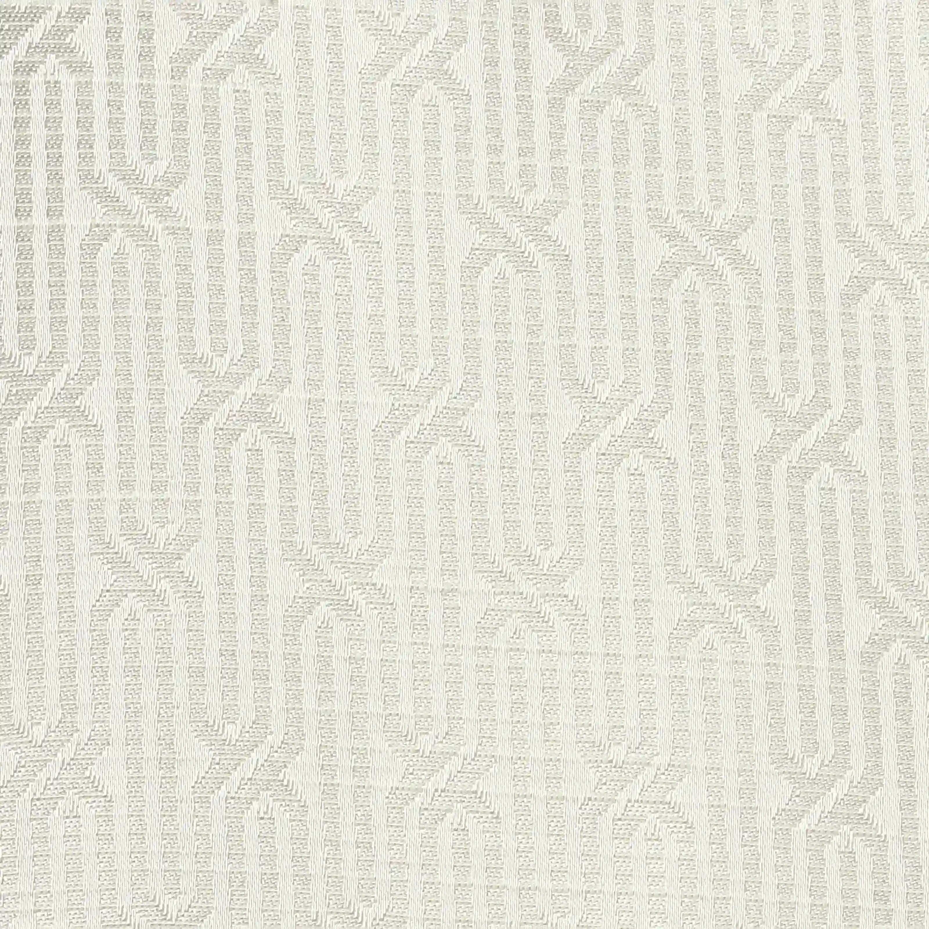 De Jacquard - Classic Set Of 2 Jacquard Readymade Curtains | Layered Lines - Image 4
