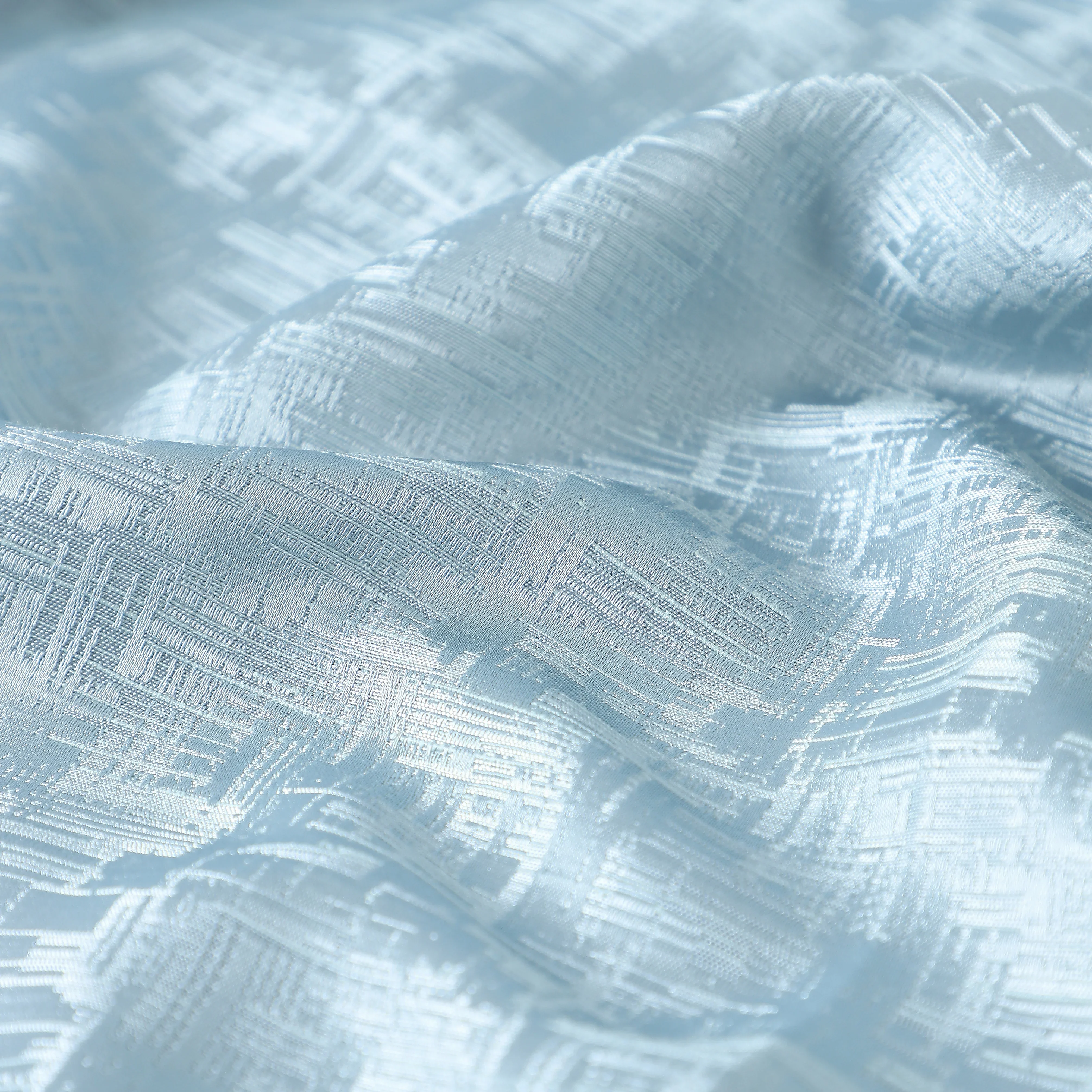 De Jacquard - Classic Set Of 2 Jacquard Readymade Curtains | Textured tales - Image 7