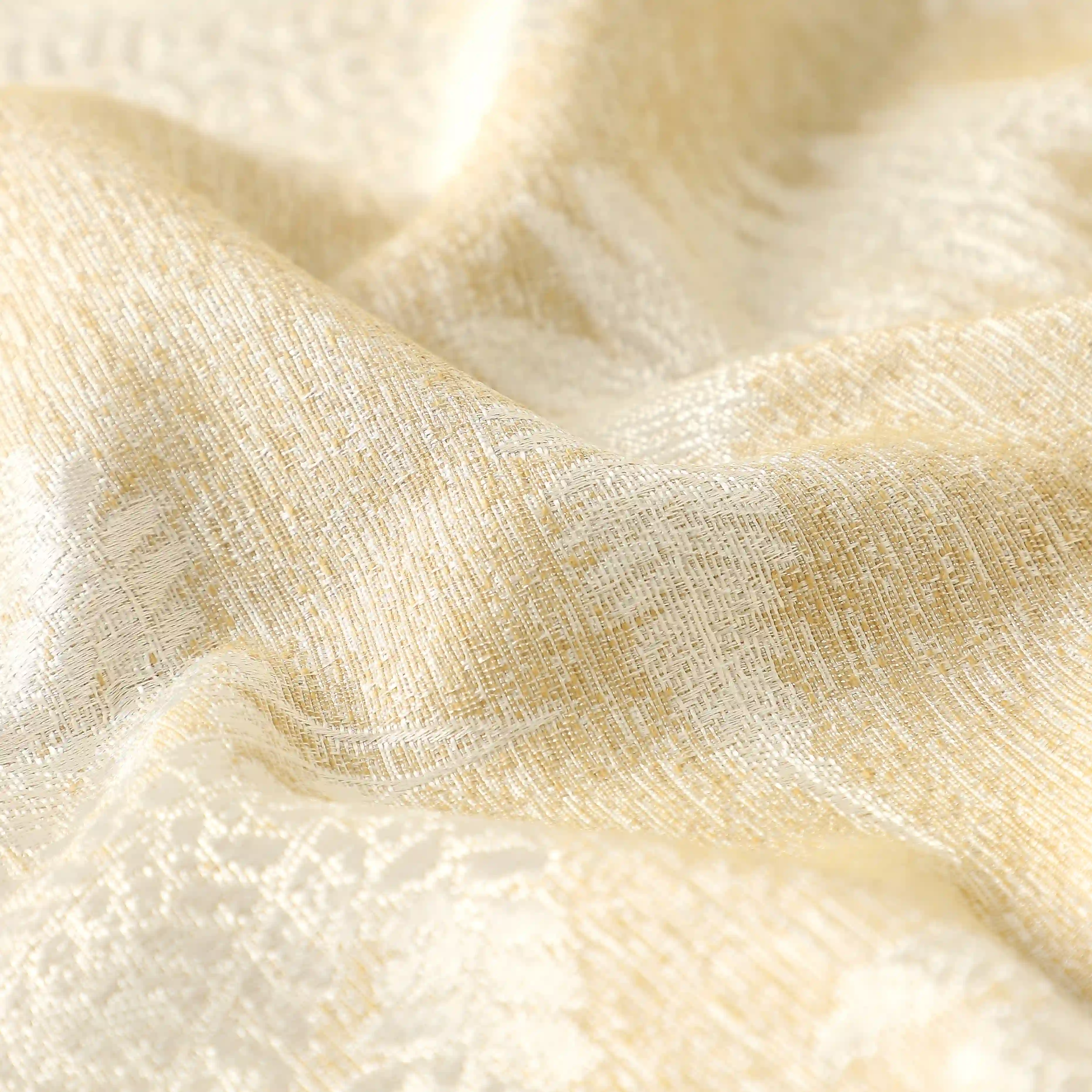 De Jacquard - Classic Set Of 2 Jacquard Readymade Curtains | Tropical Whisper - Image 11