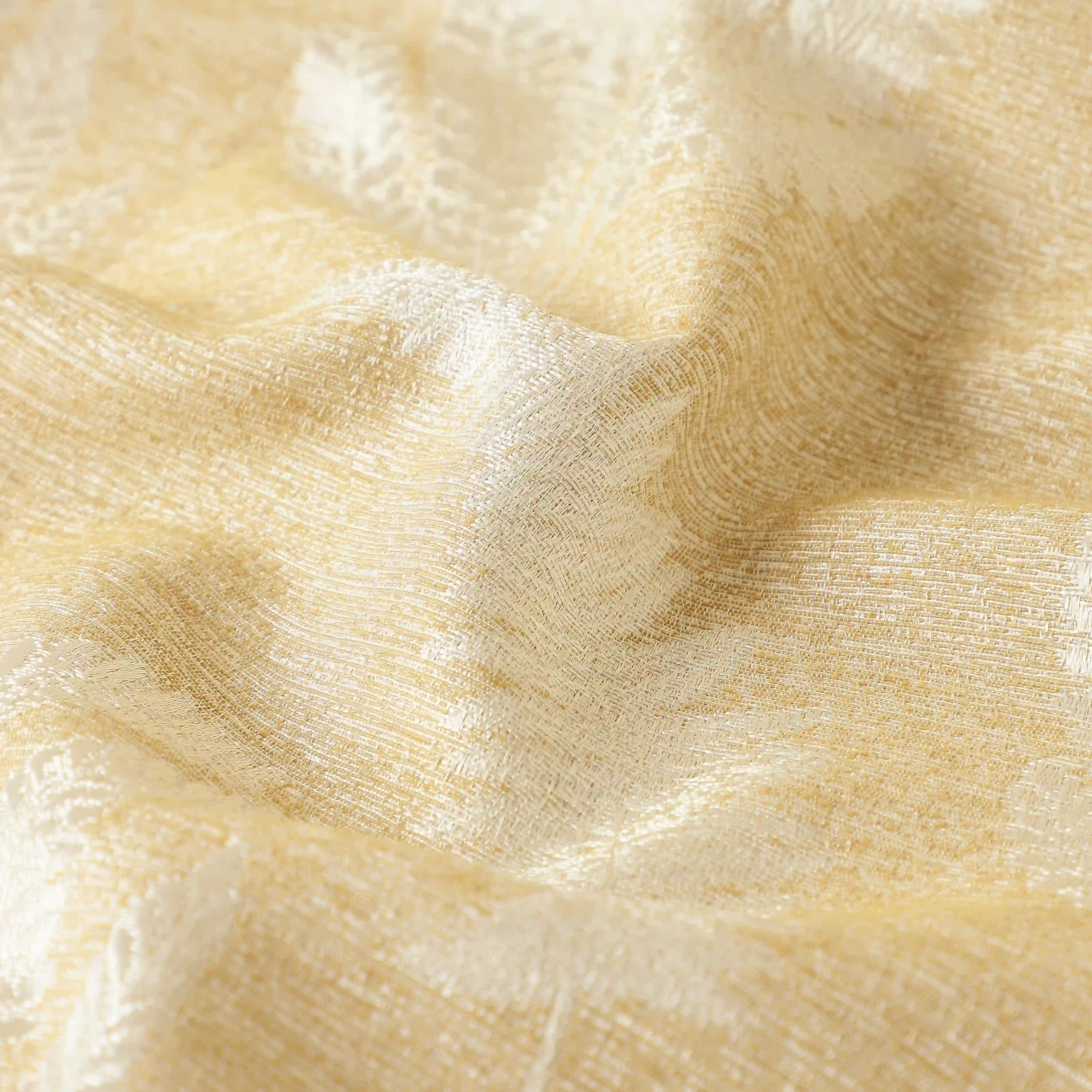 De Jacquard - Classic Set Of 2 Jacquard Readymade Curtains | Tropical Whisper - Image 19