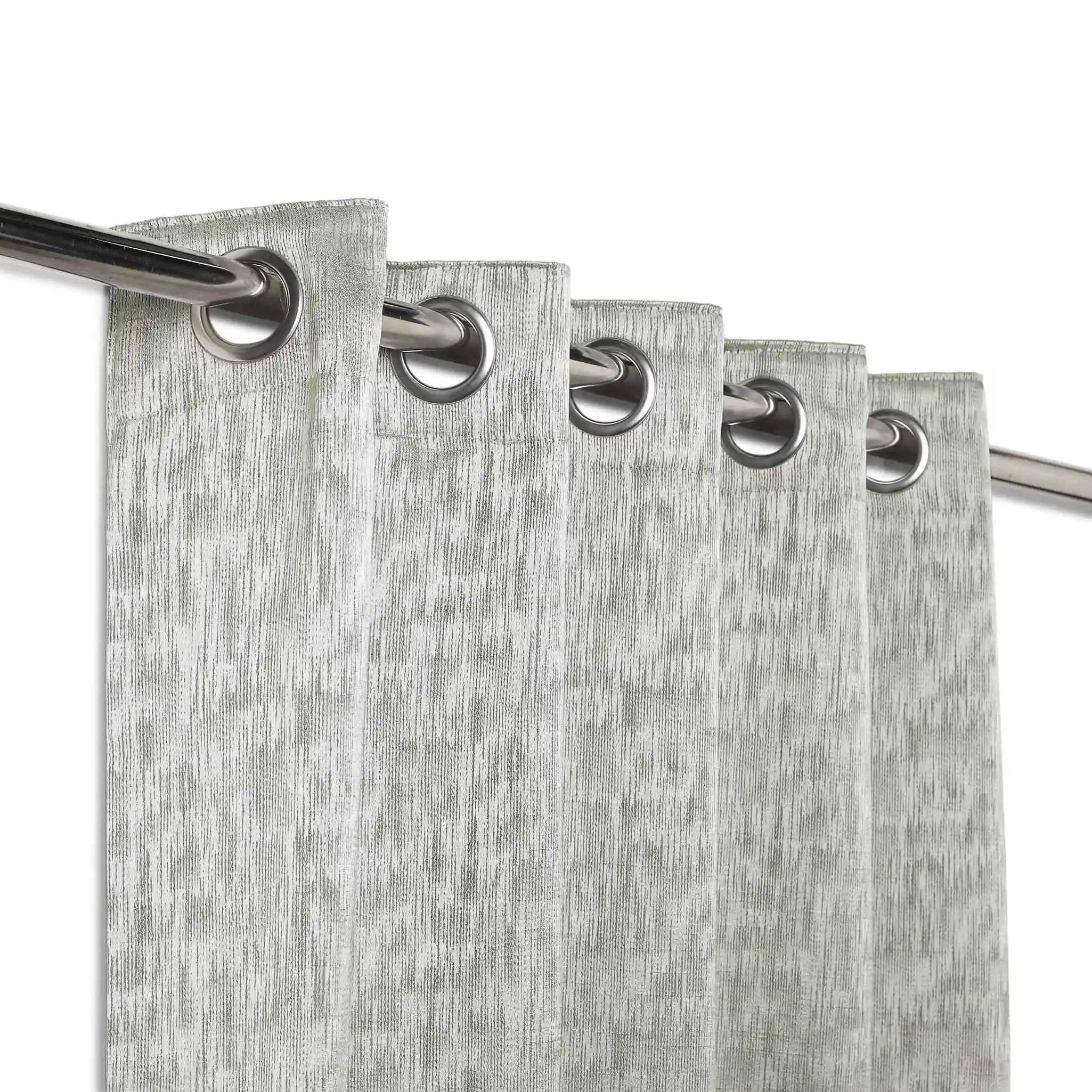 De Jacquard - Classic Set Of 2 Jacquard Readymade Curtains | Urban Melange - Image 10