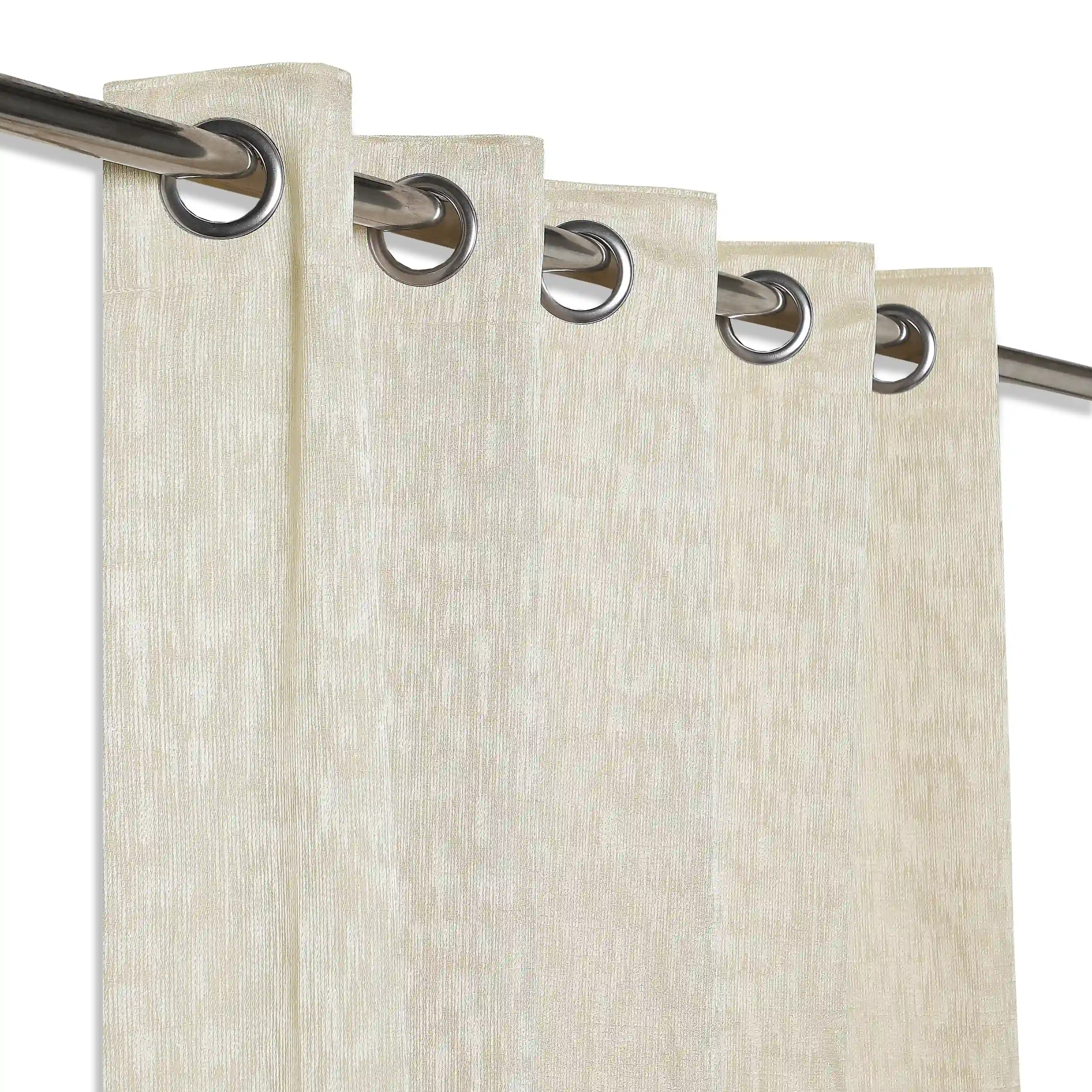 De Jacquard - Classic Set Of 2 Jacquard Readymade Curtains | Urban Melange - Image 14
