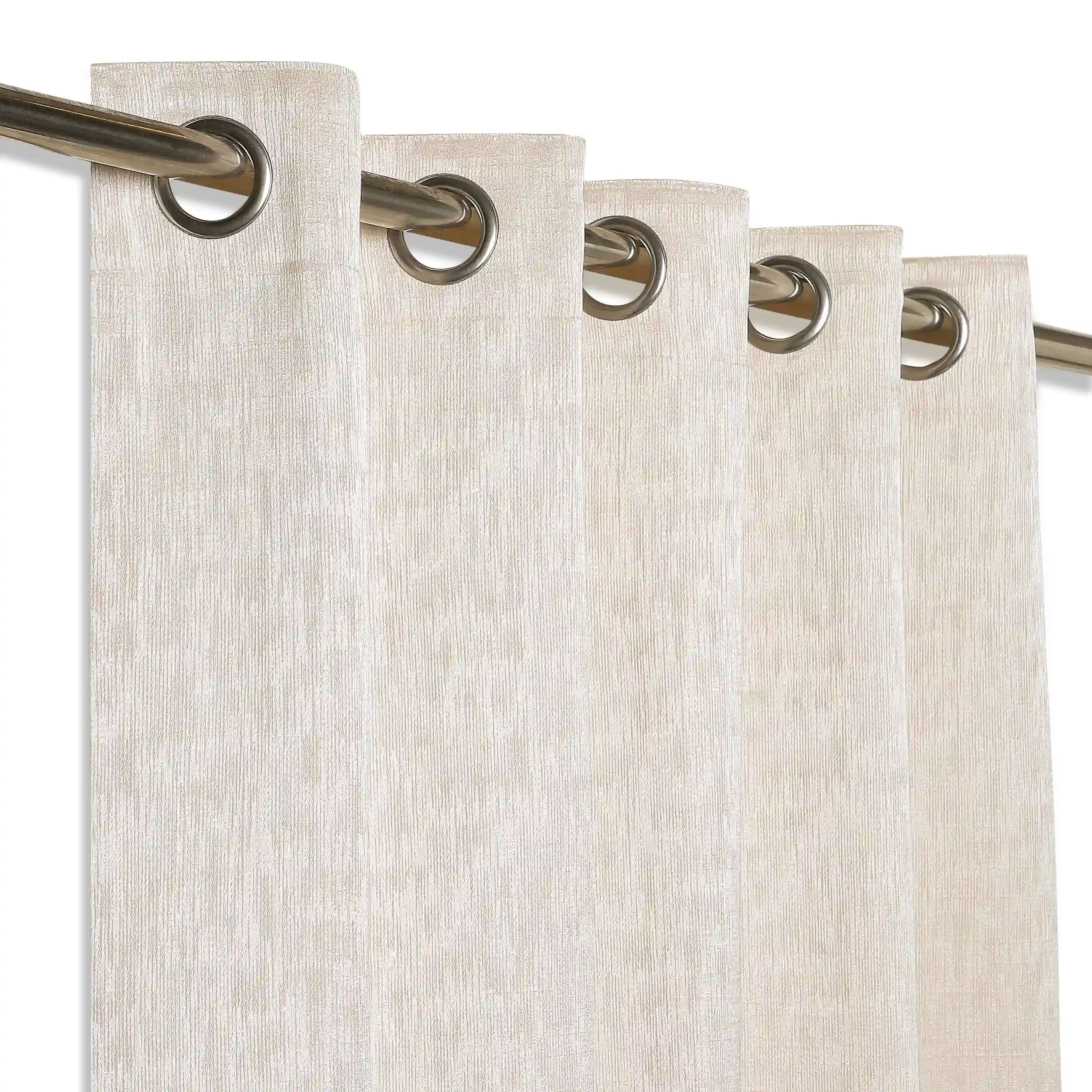 De Jacquard - Classic Set Of 2 Jacquard Readymade Curtains | Urban Melange - Image 18