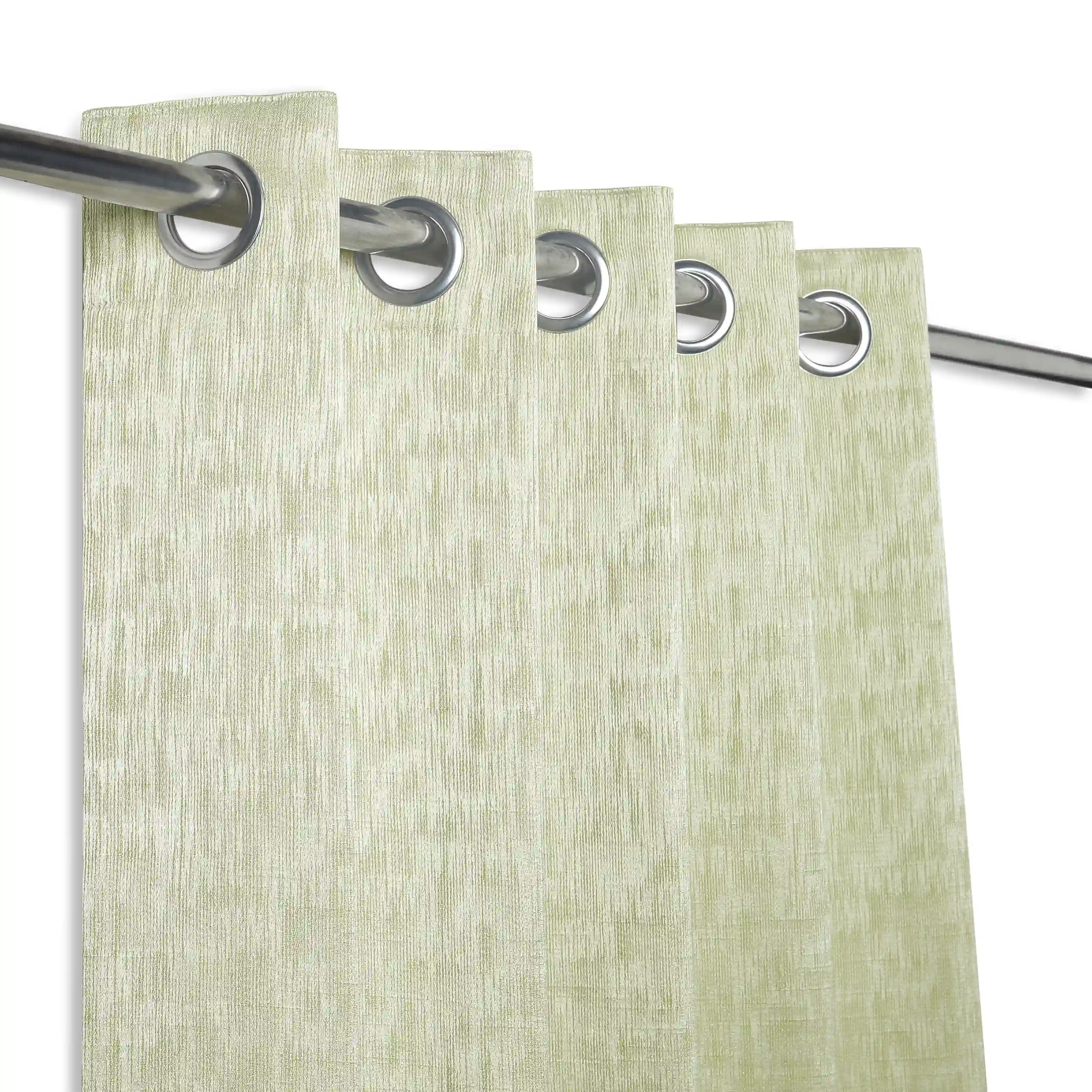 De Jacquard - Classic Set Of 2 Jacquard Readymade Curtains | Urban Melange - Image 30