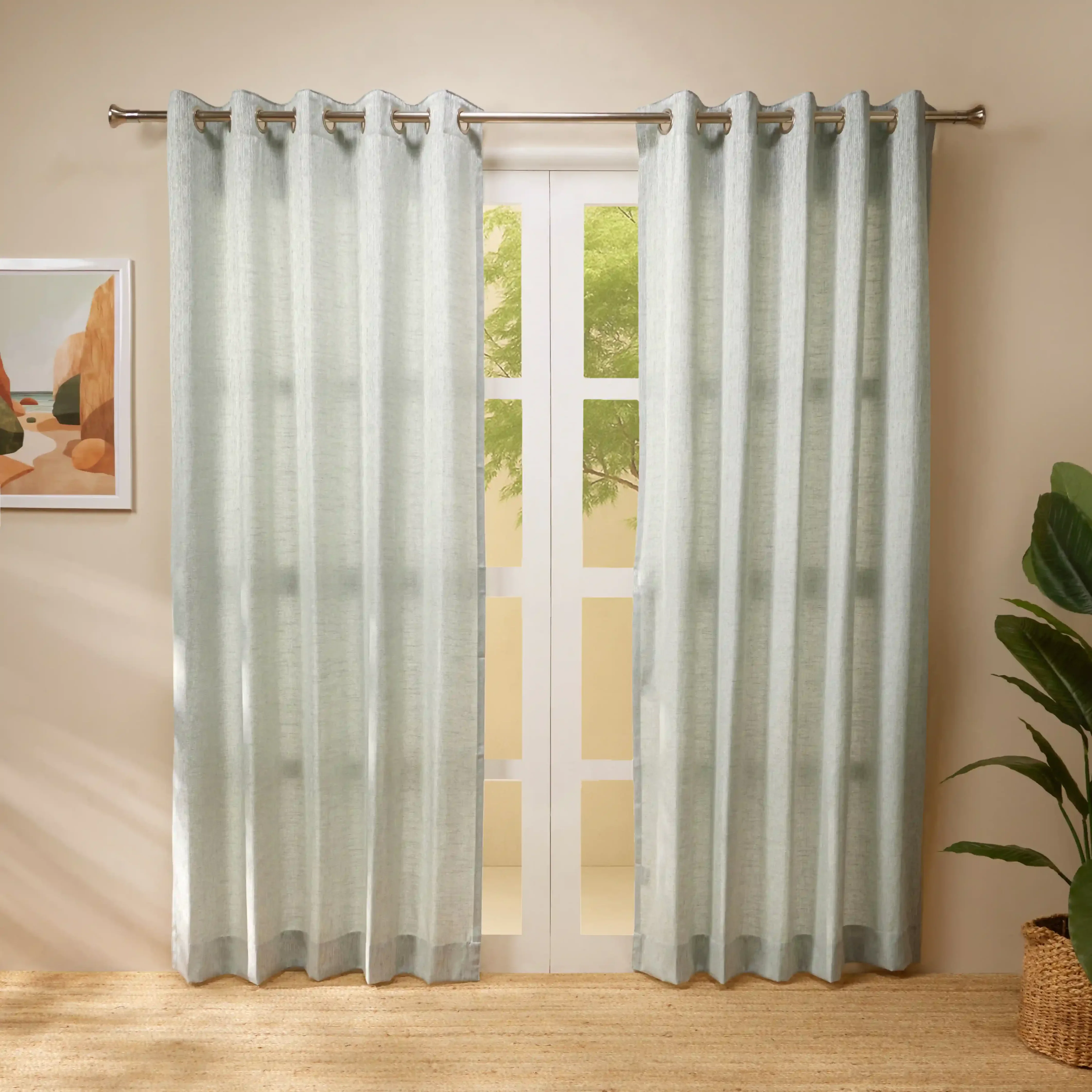 De Jacquard - Classic Set Of 2 Jacquard Readymade Curtains | Woodland Dreams - Image 17