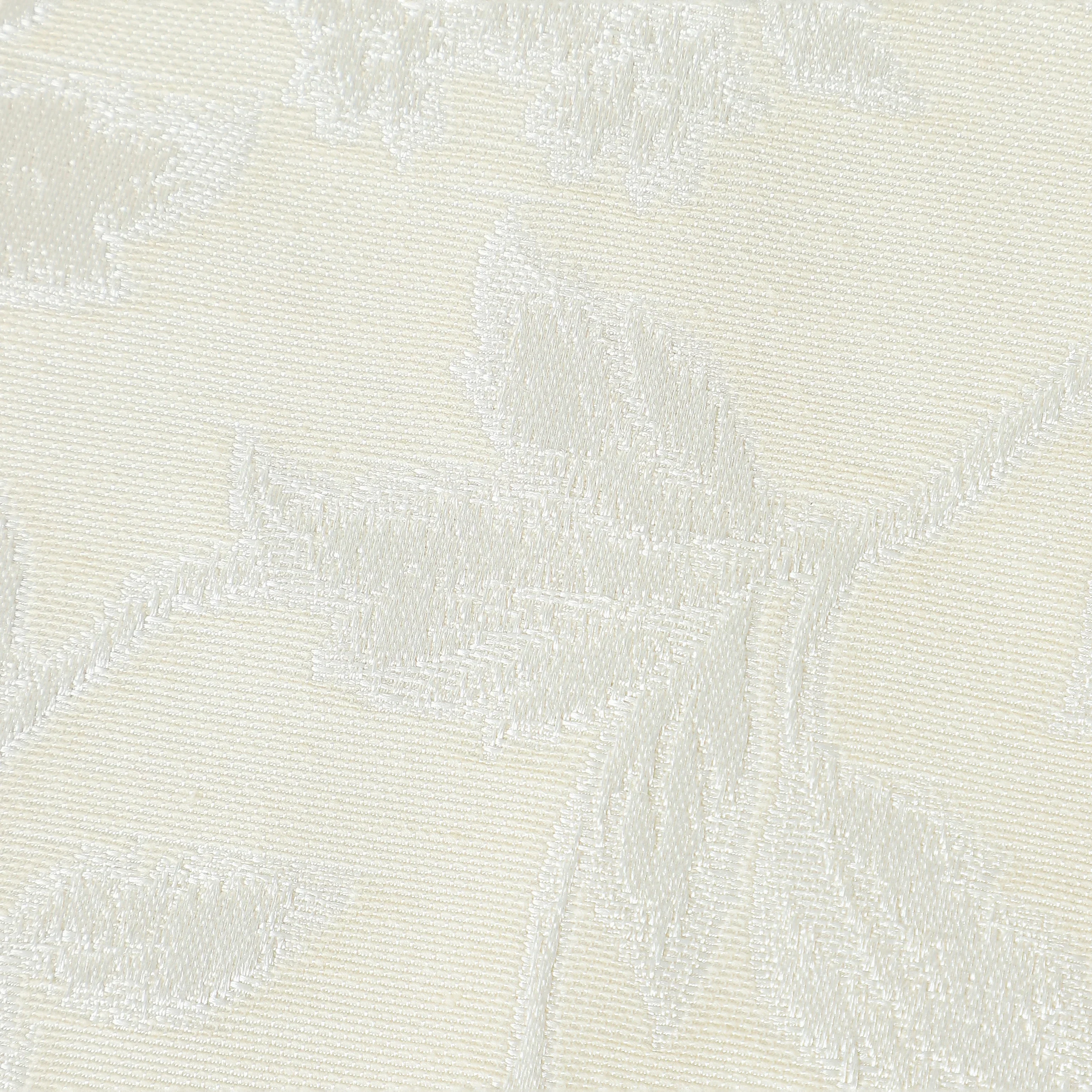 De Jacquard - Luxe Set Of 2 Jacquard Readymade Curtains | Monochrome Flora - Image 6