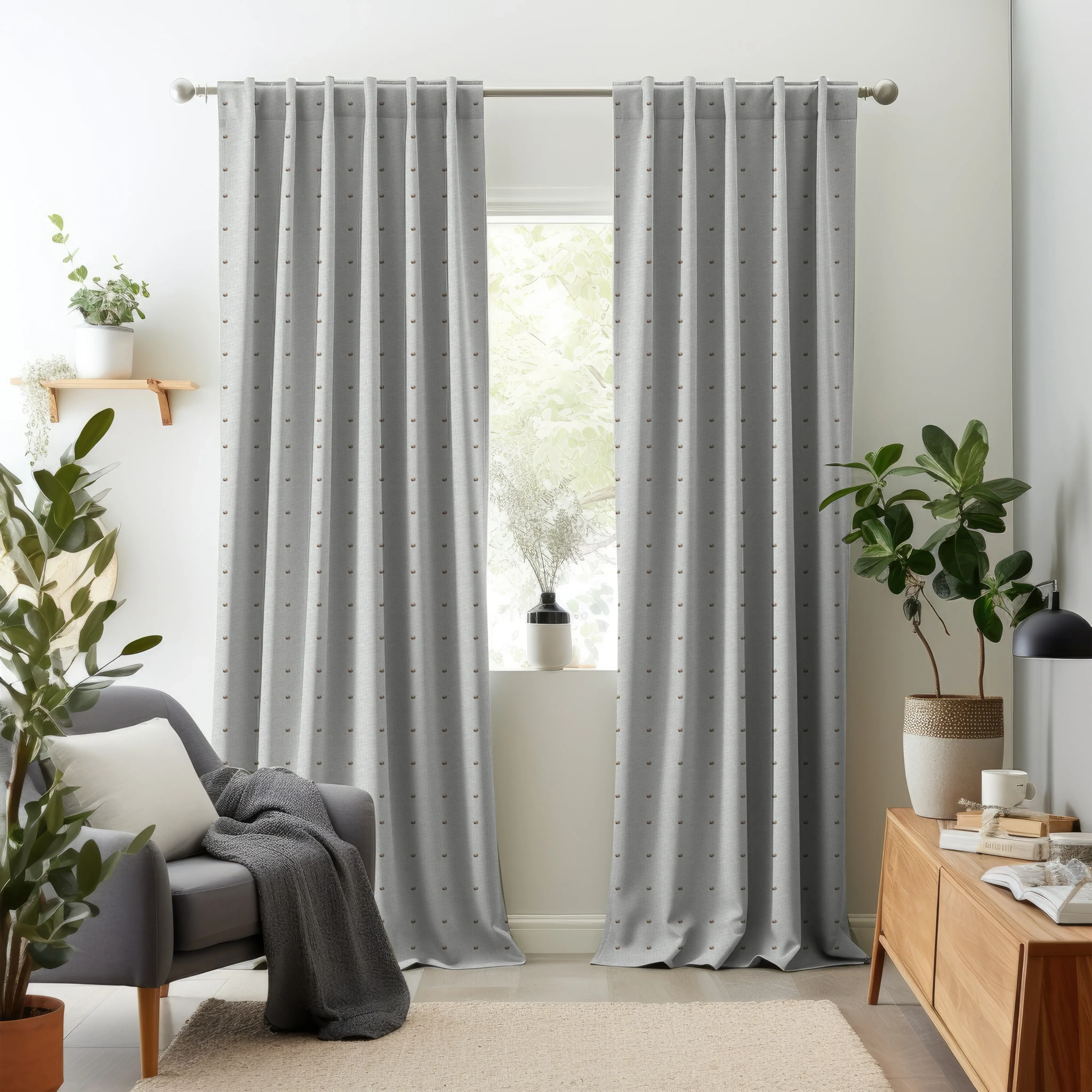 Earthen Tales Edition 1 - Speckle | Made to Order Sheer Curtains - Image 4