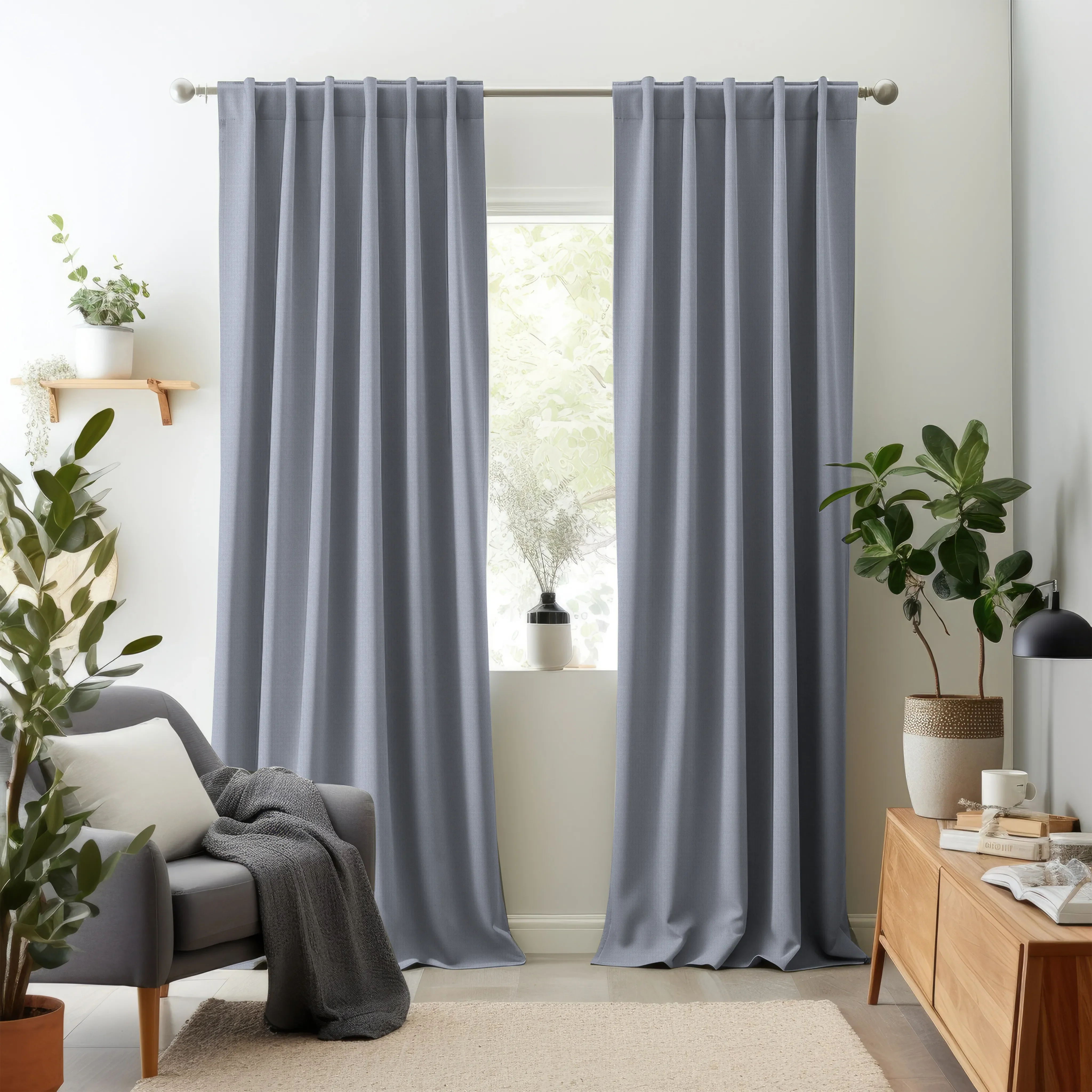 Elementos Edition 8 - Bark | Made to Order Light Filtering Curtains - Image 4