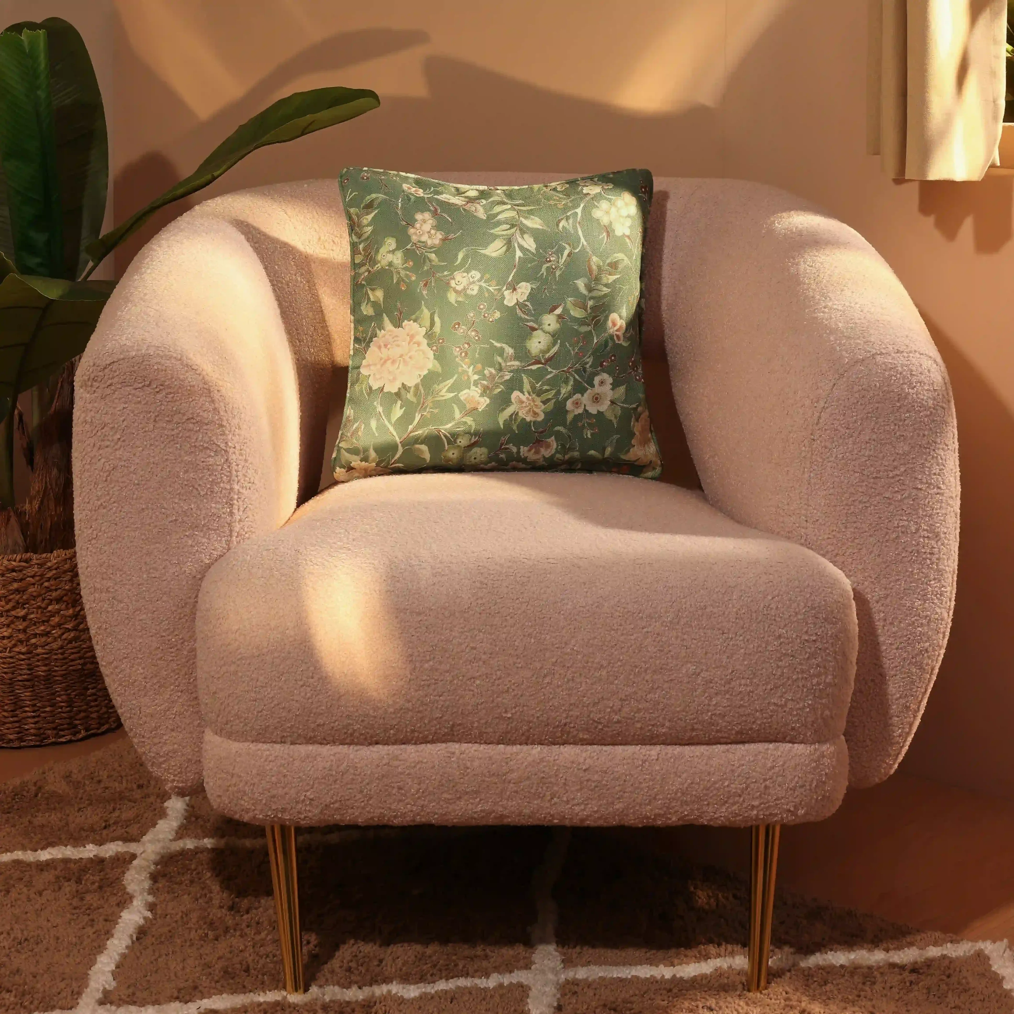 Espricia Printed Cushion Cover | Gardenia - Image 4