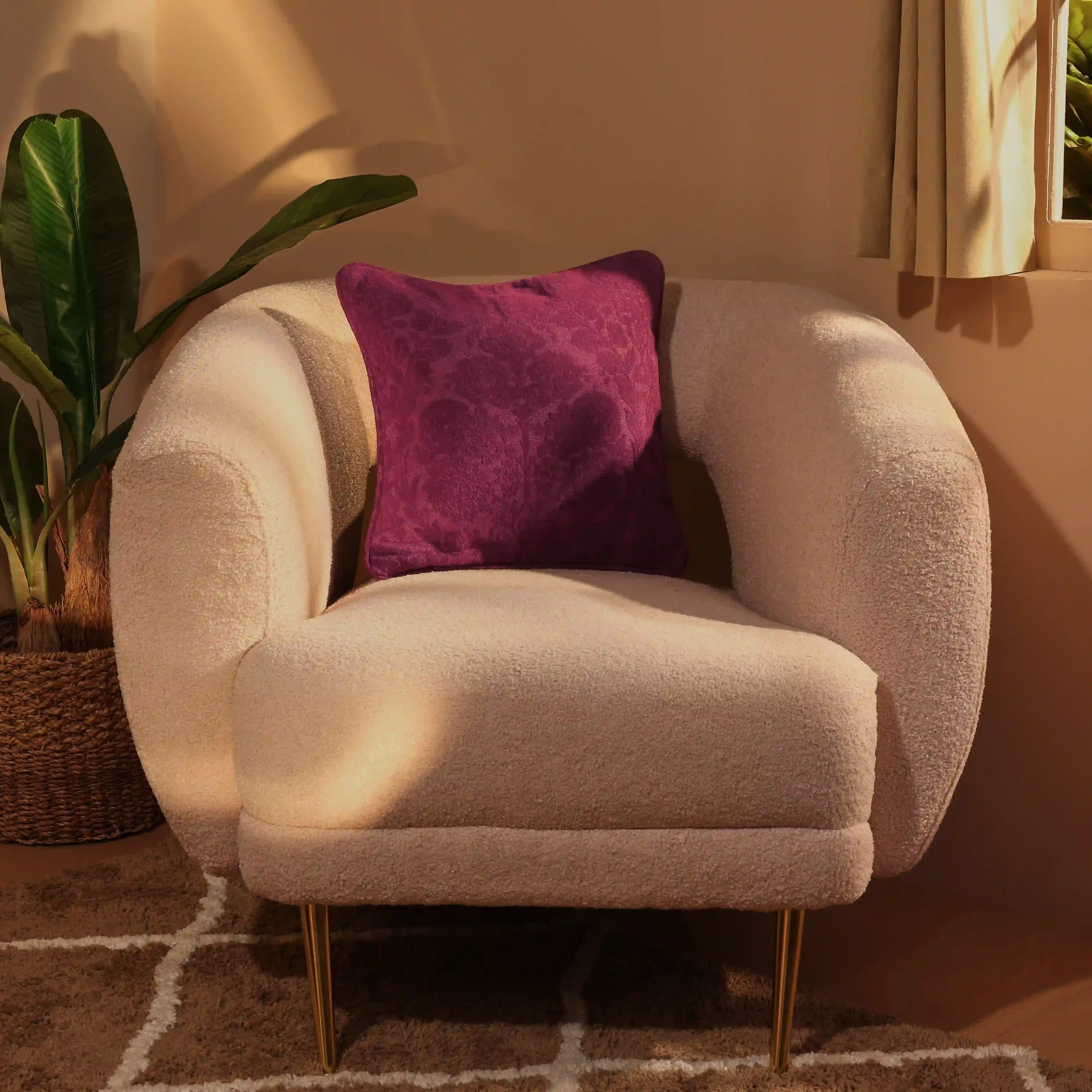 Espricia Woven Cushion Cover | Floral Shadow - Image 24
