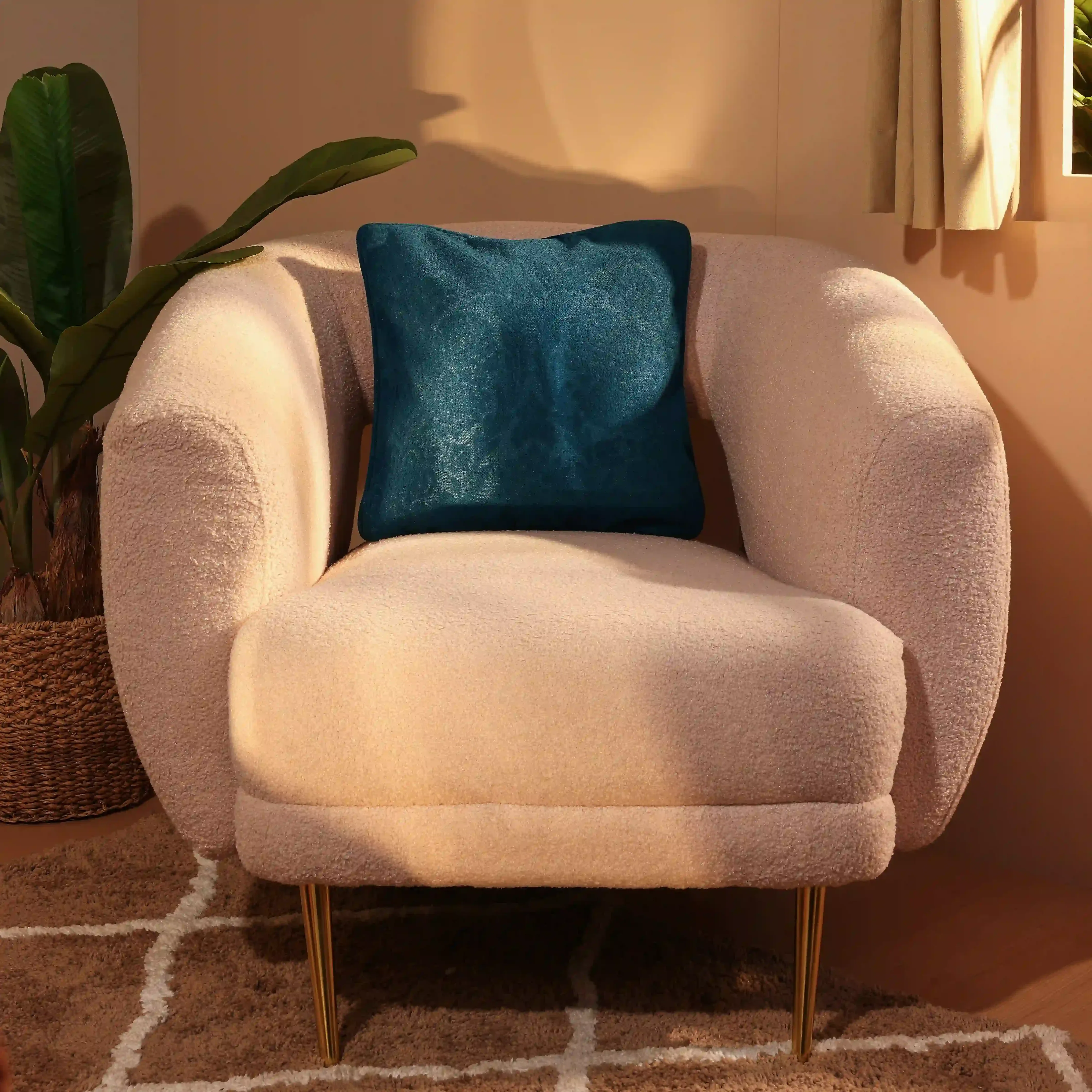Espricia Woven Cushion Cover | Floral Shadow - Image 4