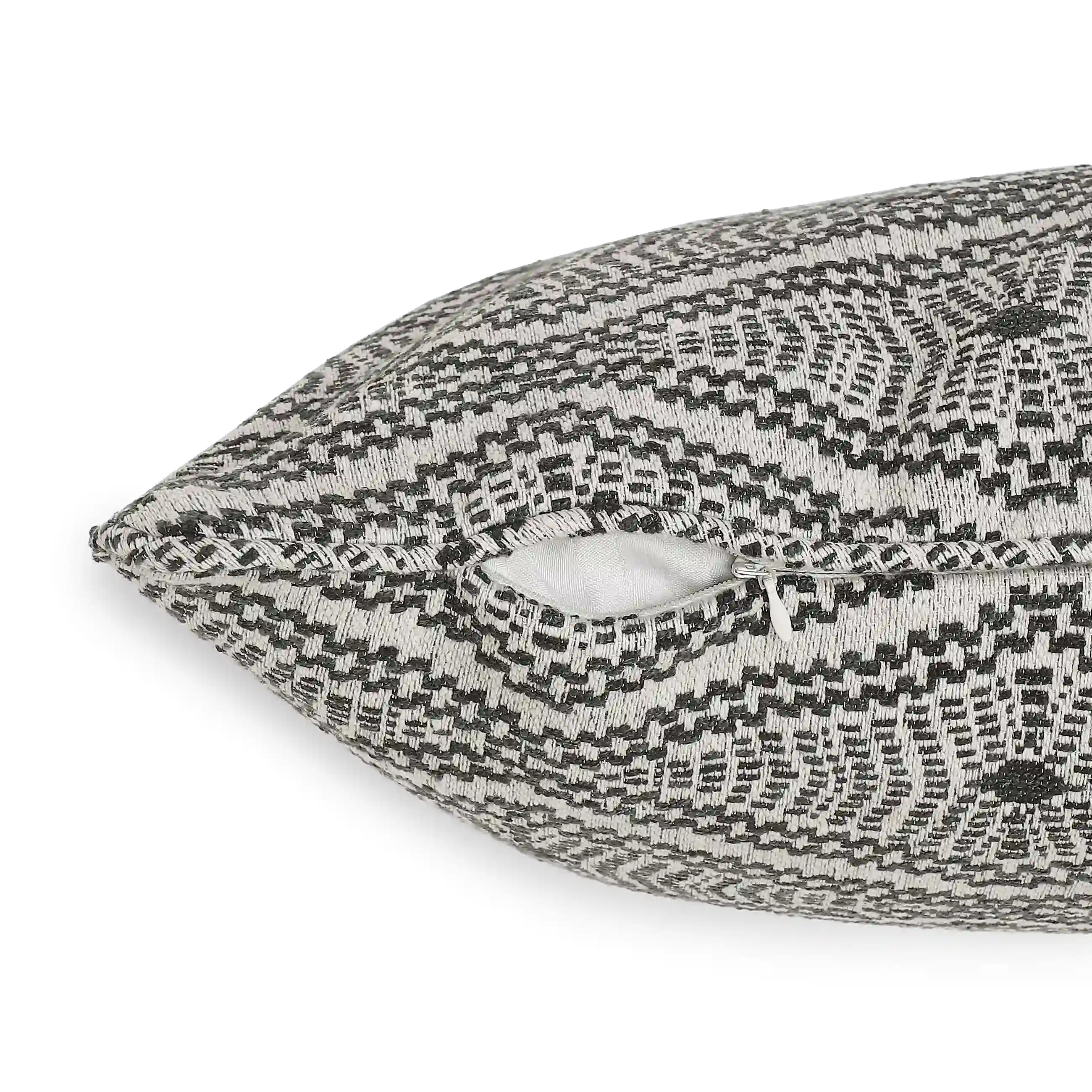 Espricia Woven Cushion Cover | Monochrome Threads - Image 35