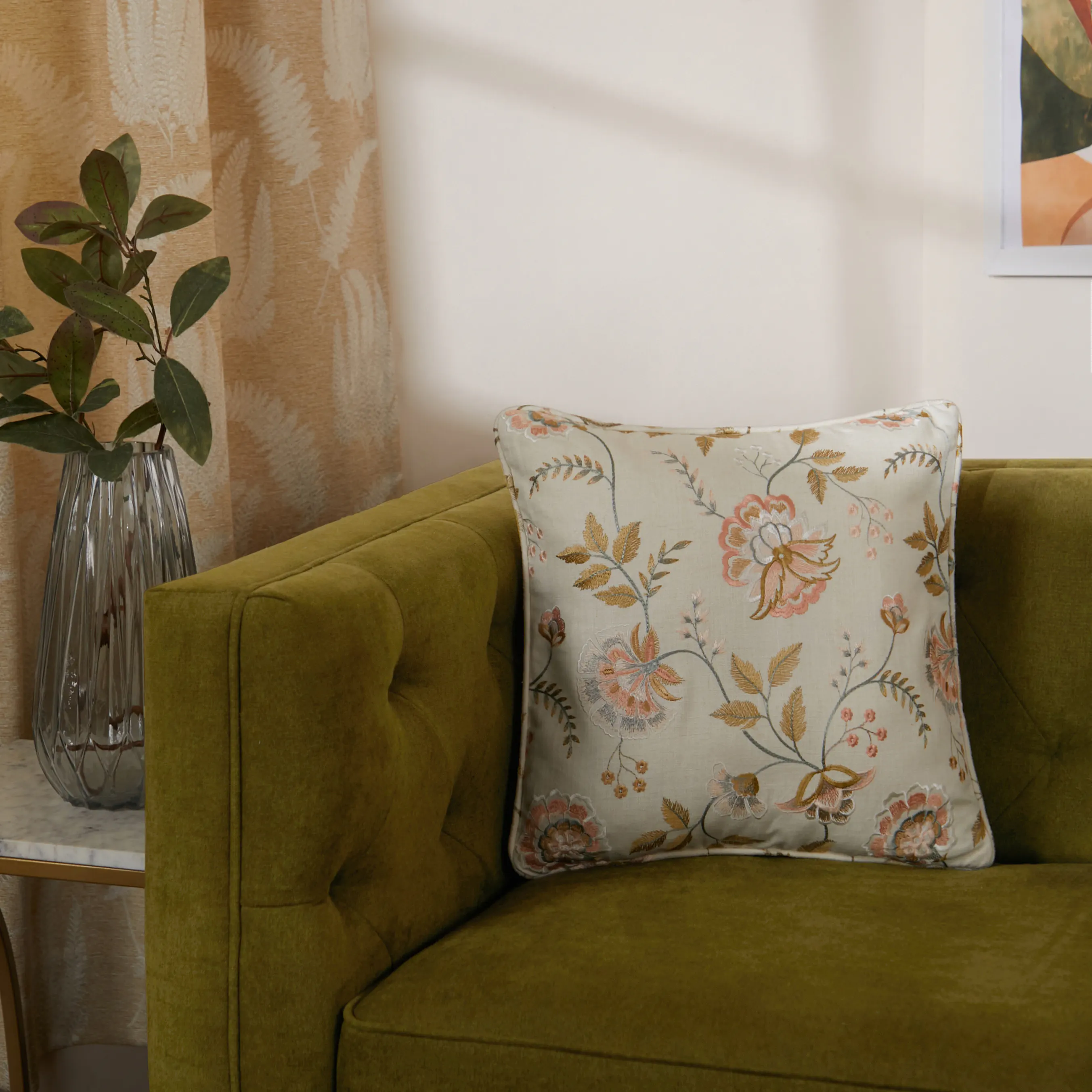 Estrella Embroiderd Cushion Cover | Garden Muse - Image 29