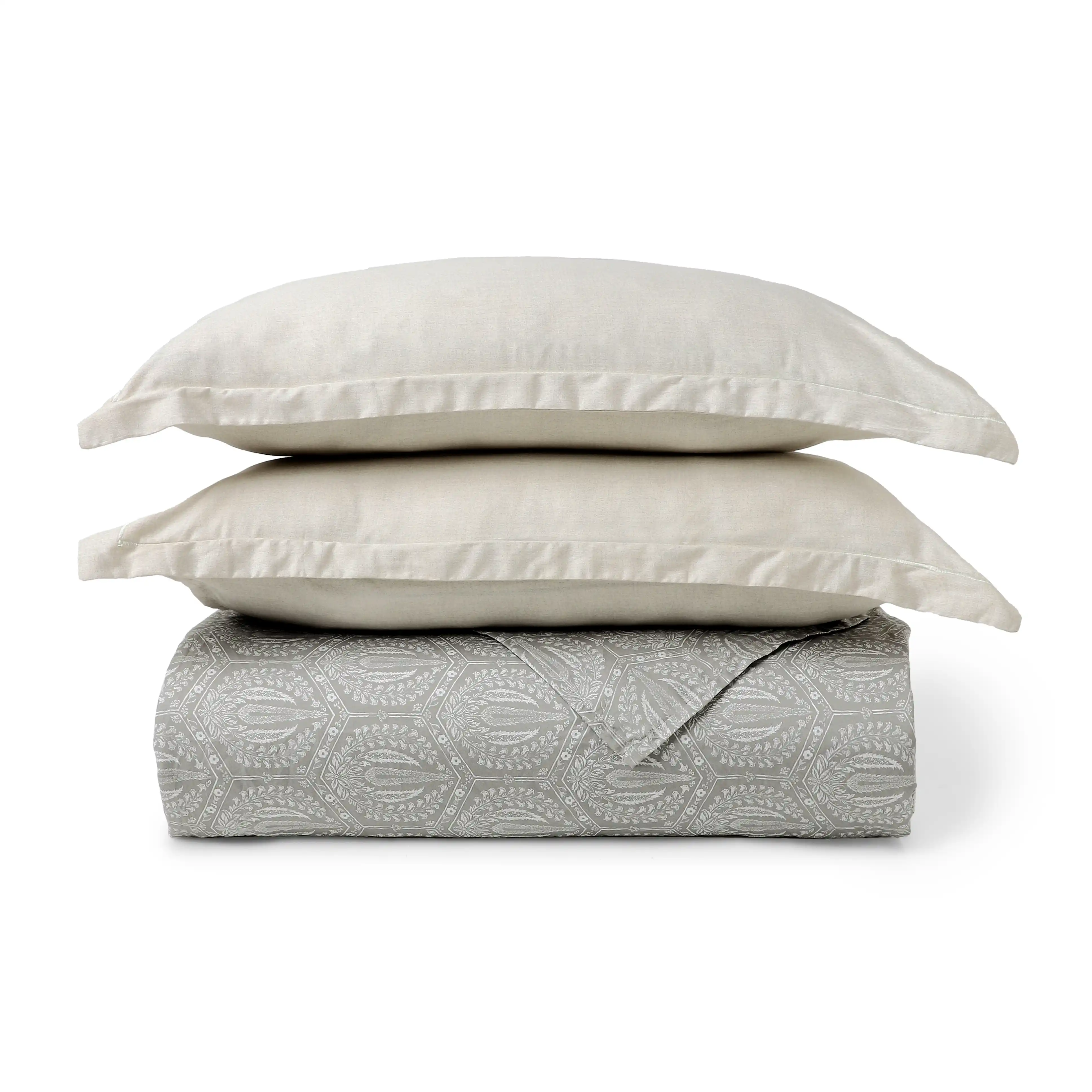 Fergana | 250TC Artistic Bohemian Printed Cotton Bedsheet Set  | Pillow Cover with Merrow Hem Treatment - Image 9