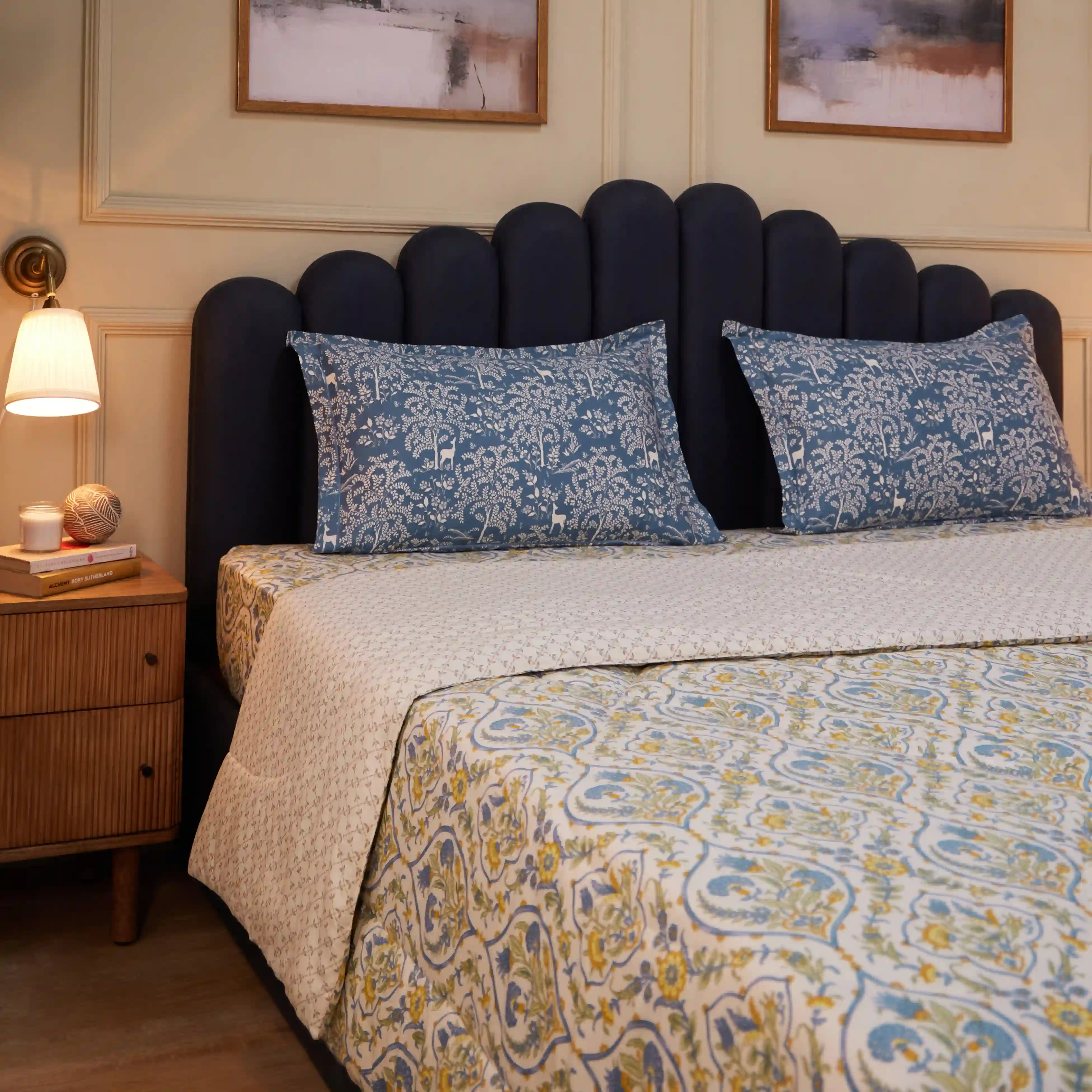 Fergana | 250TC Artistic Bohemian Printed 120GSM Reversible Comforter - Image 11