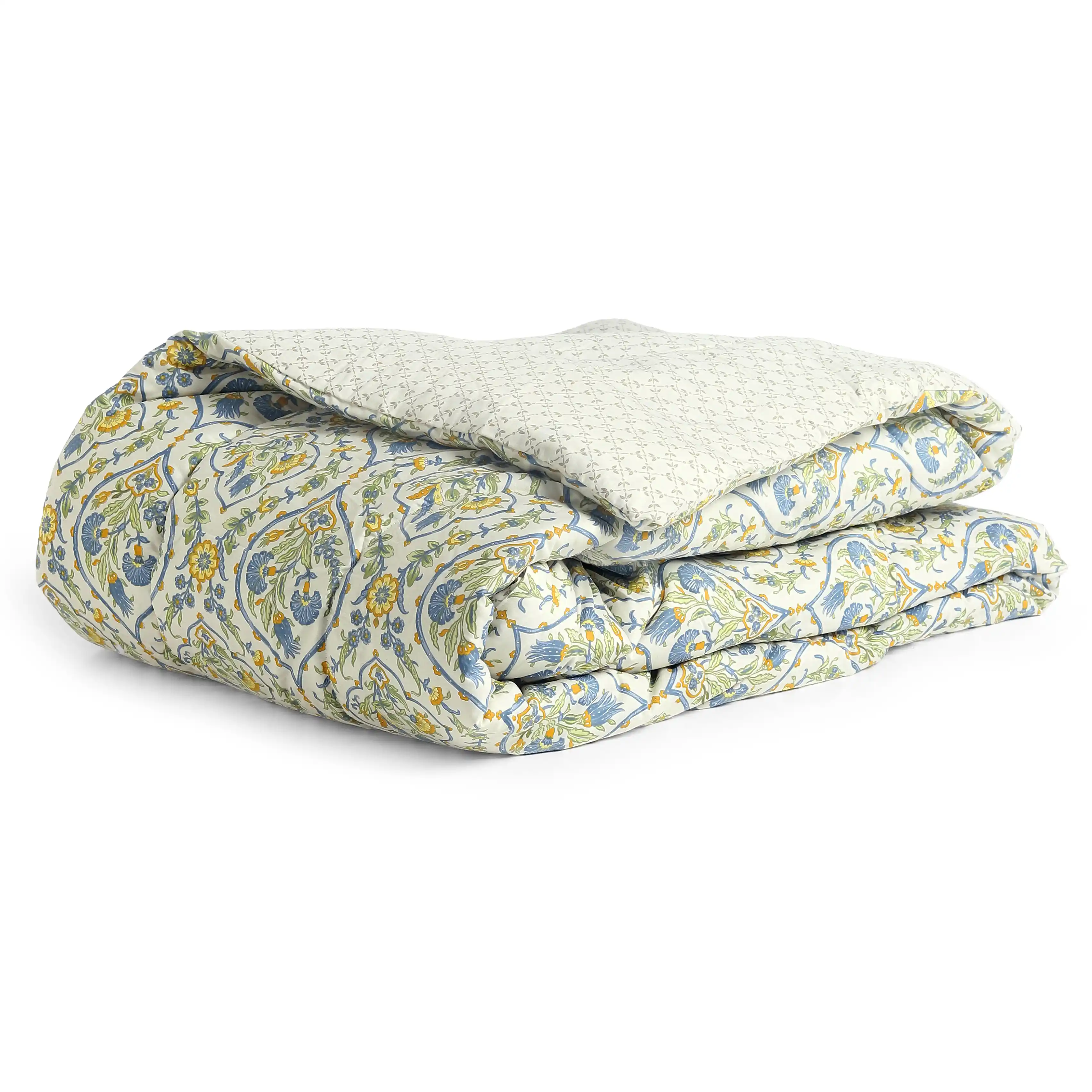 Fergana | 250TC Artistic Bohemian Printed 120GSM Reversible Comforter - Image 14