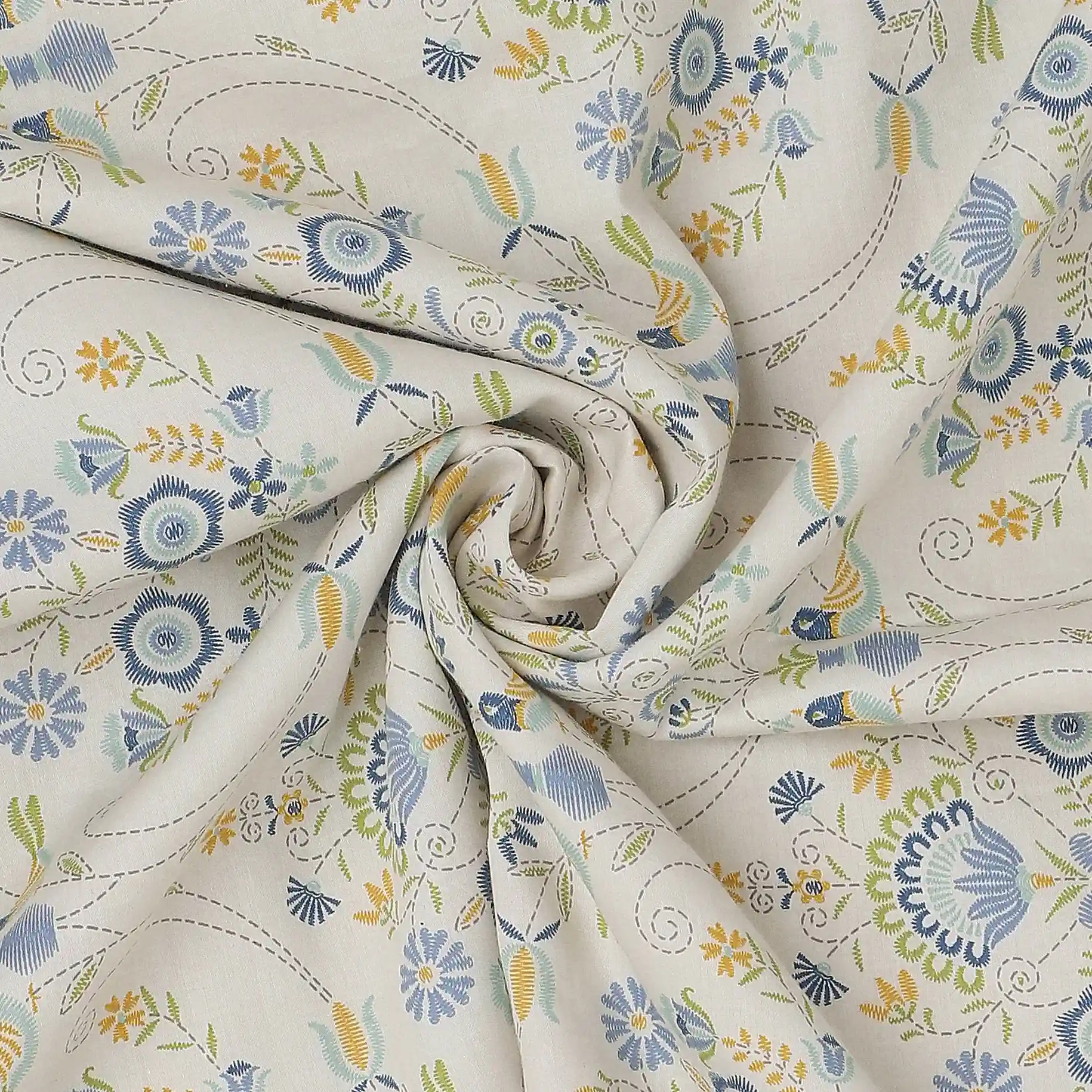 Fergana | 250TC Artistic Bohemian Printed Reversible Dohar with Super Soft Flannel Layering - Image 10