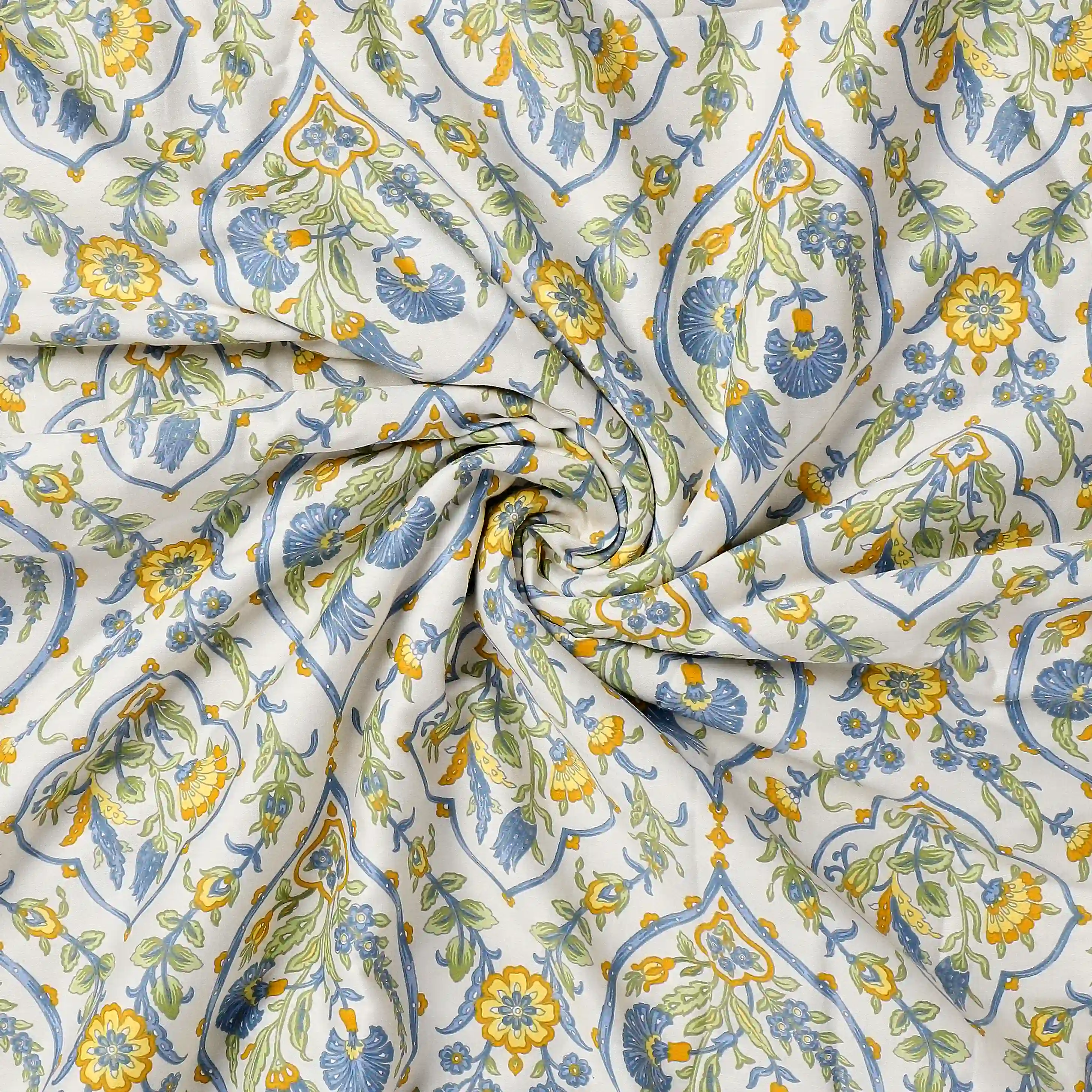 Fergana | 250TC Artistic Bohemian Printed Reversible Dohar with Super Soft Flannel Layering - Image 40