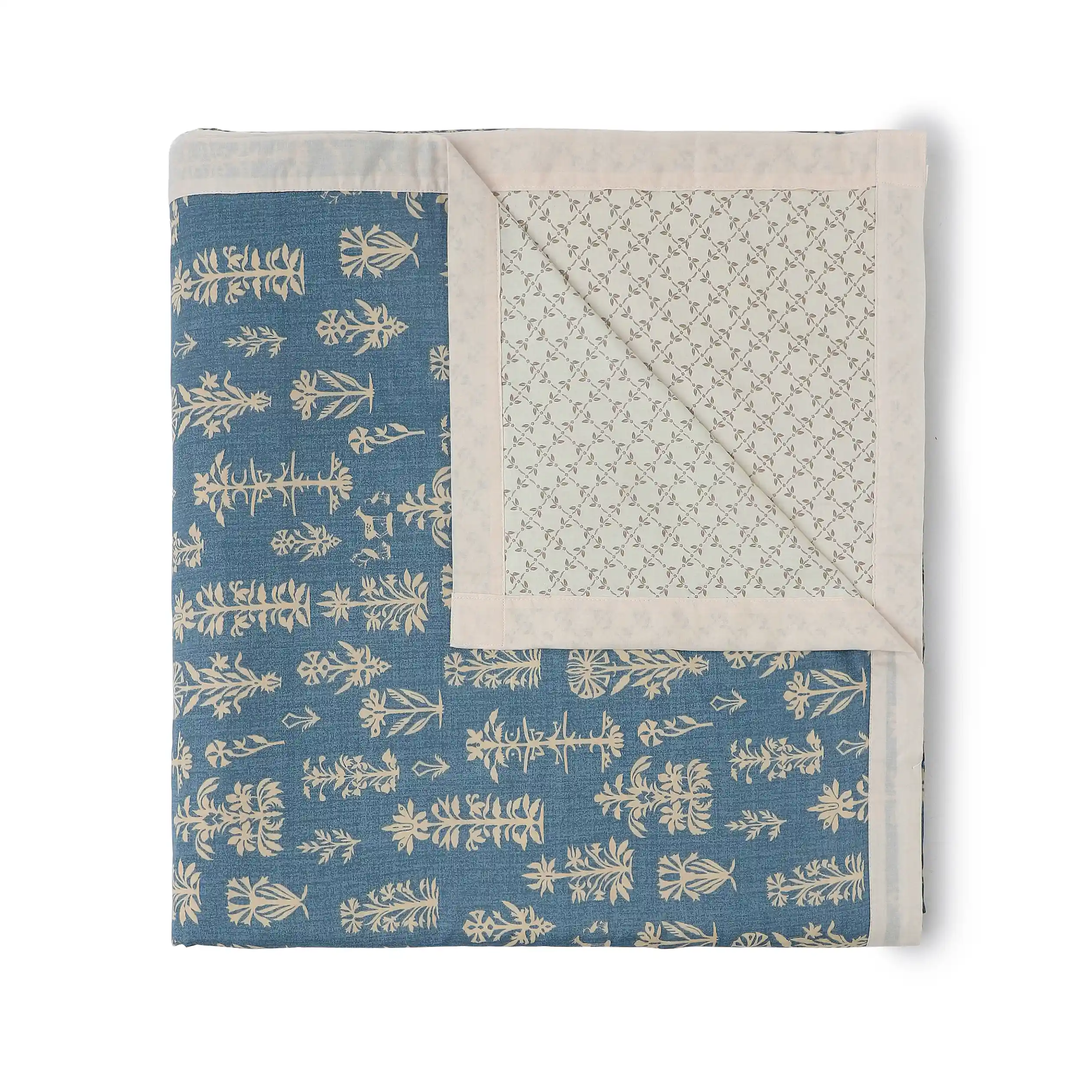 Fergana | 250TC Artistic Bohemian Printed Reversible Dohar with Super Soft Flannel Layering - Image 44
