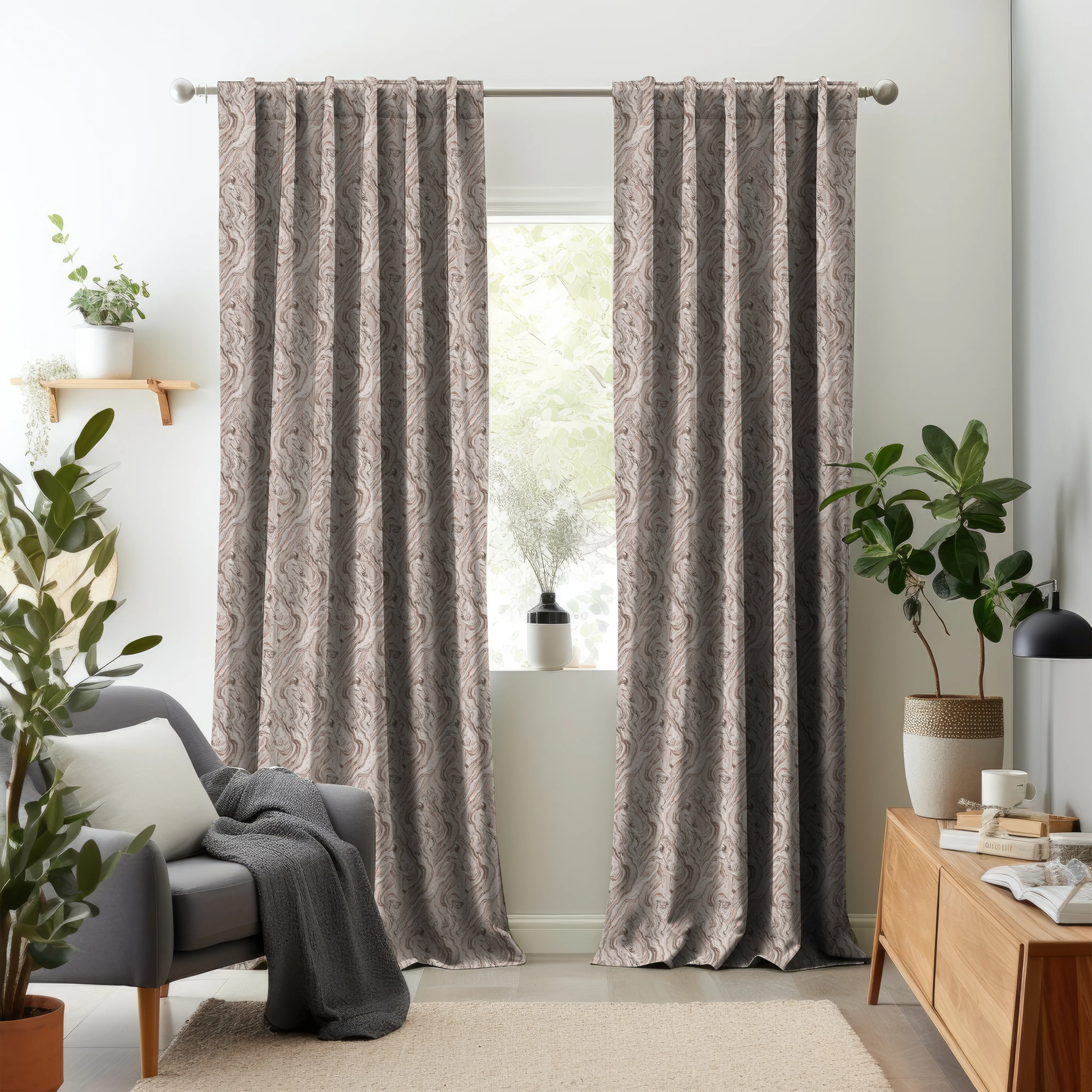 Hallmark Drapes Edition 2 - Rivers | Multipurpose Fabric