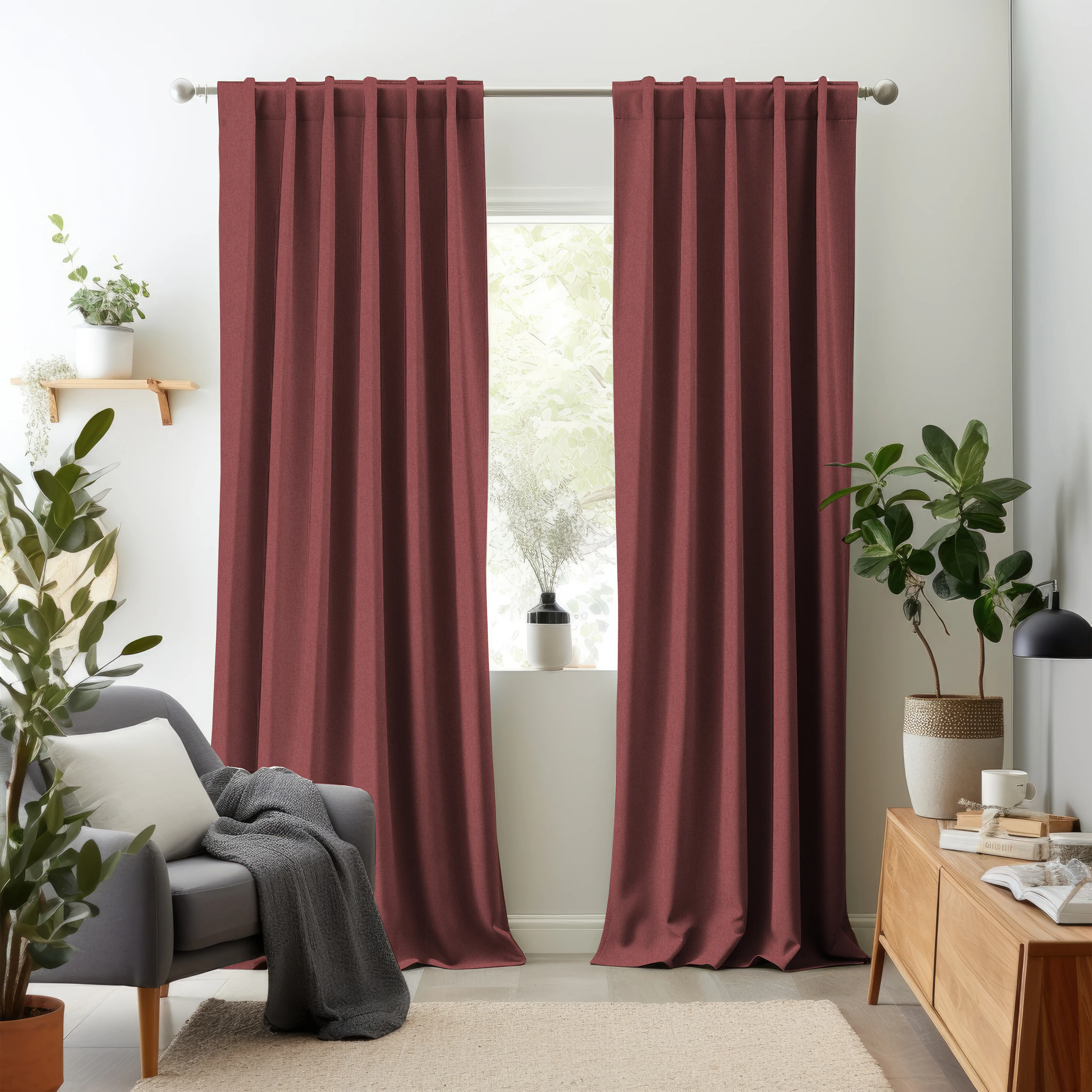 Hallmark Drapes Edition 3 - Melange Plain | Made to Order Light Filtering Curtains - Image 101
