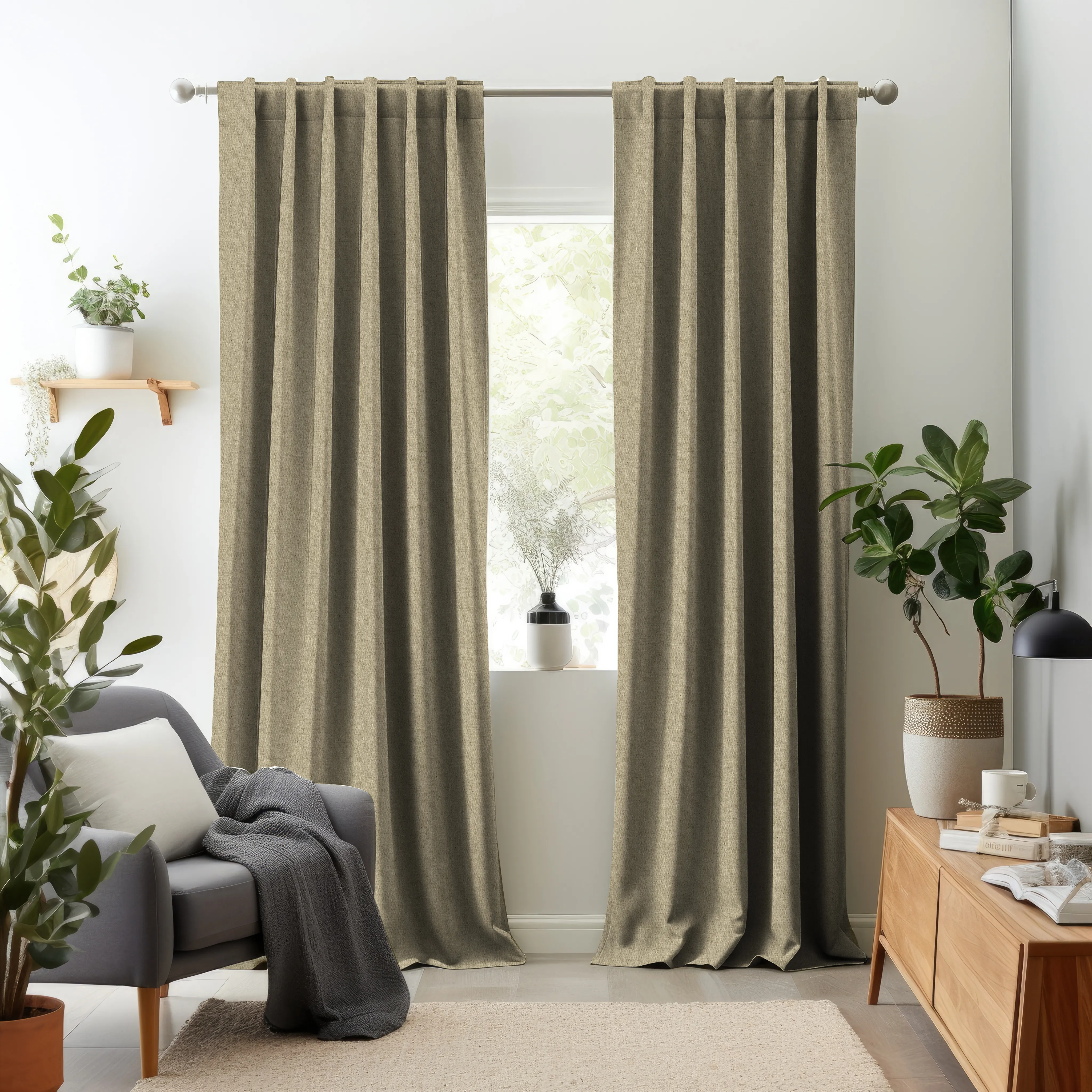 Hallmark Drapes Edition 3 - Melange Plain | Made to Order Light Filtering Curtains - Image 84