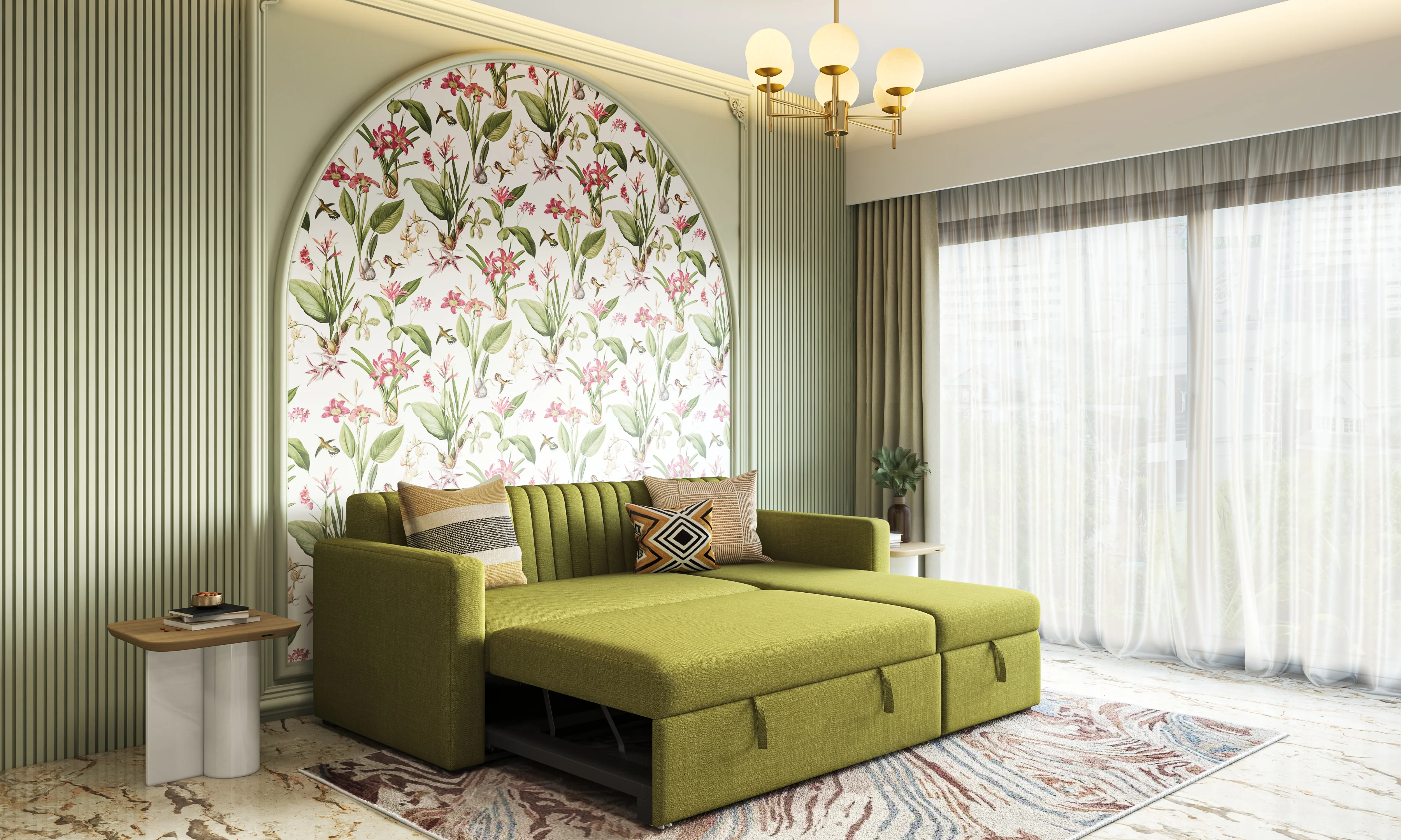 Hayden Home Premium Grove Paradise Sofa Cum Bed - Image 2