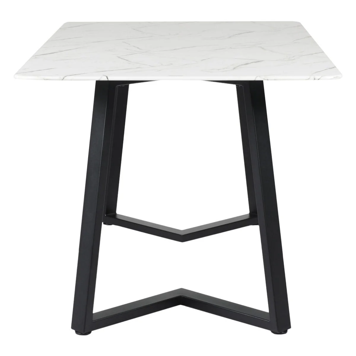 In & Out Marble 6 Seater Dining Table without Chairs, Marble Table Top - Image 5