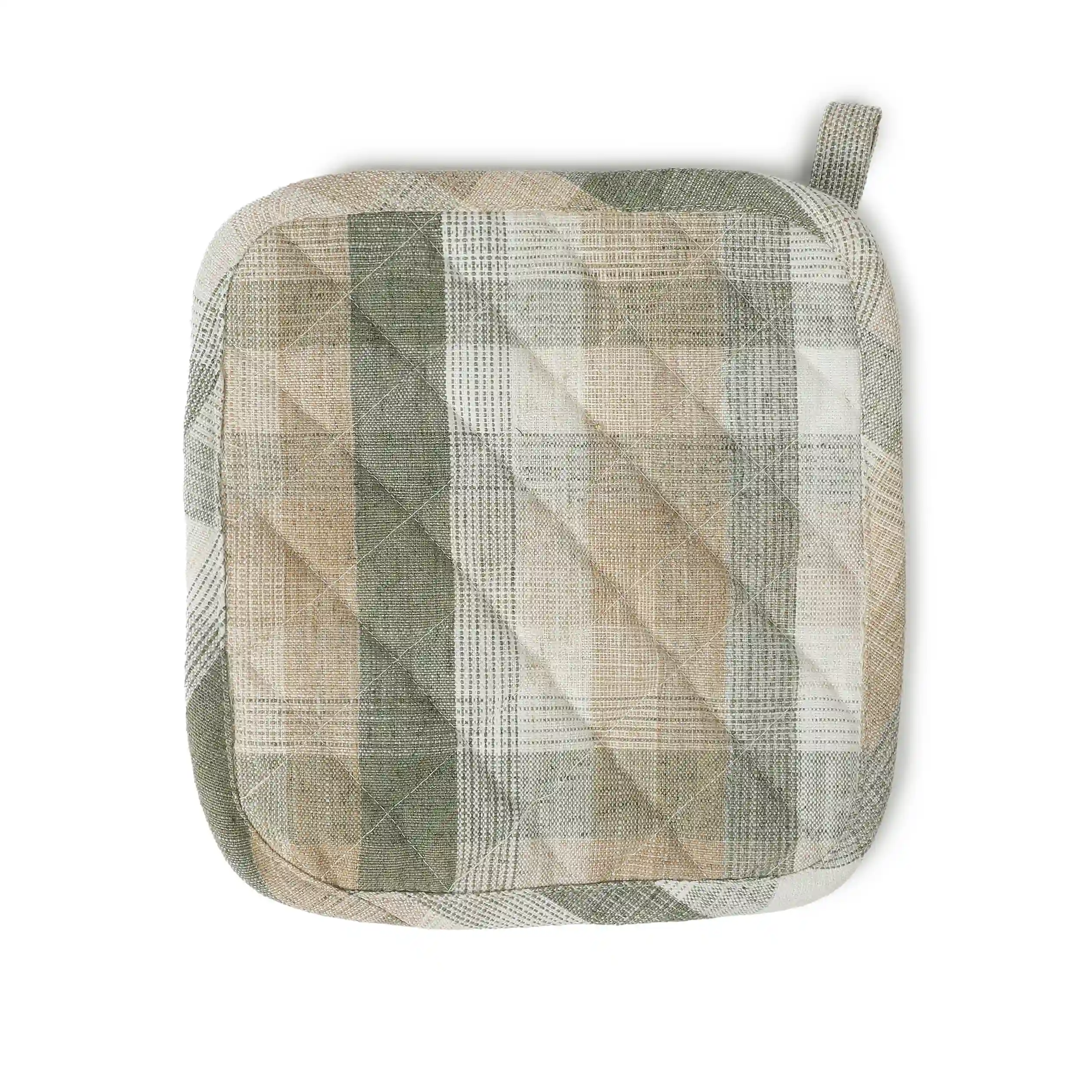 Kaleida | Countryside Charm Easy to Maintain Quilted Pot Holders | Designed for Protection | Set of 2 - Image 6