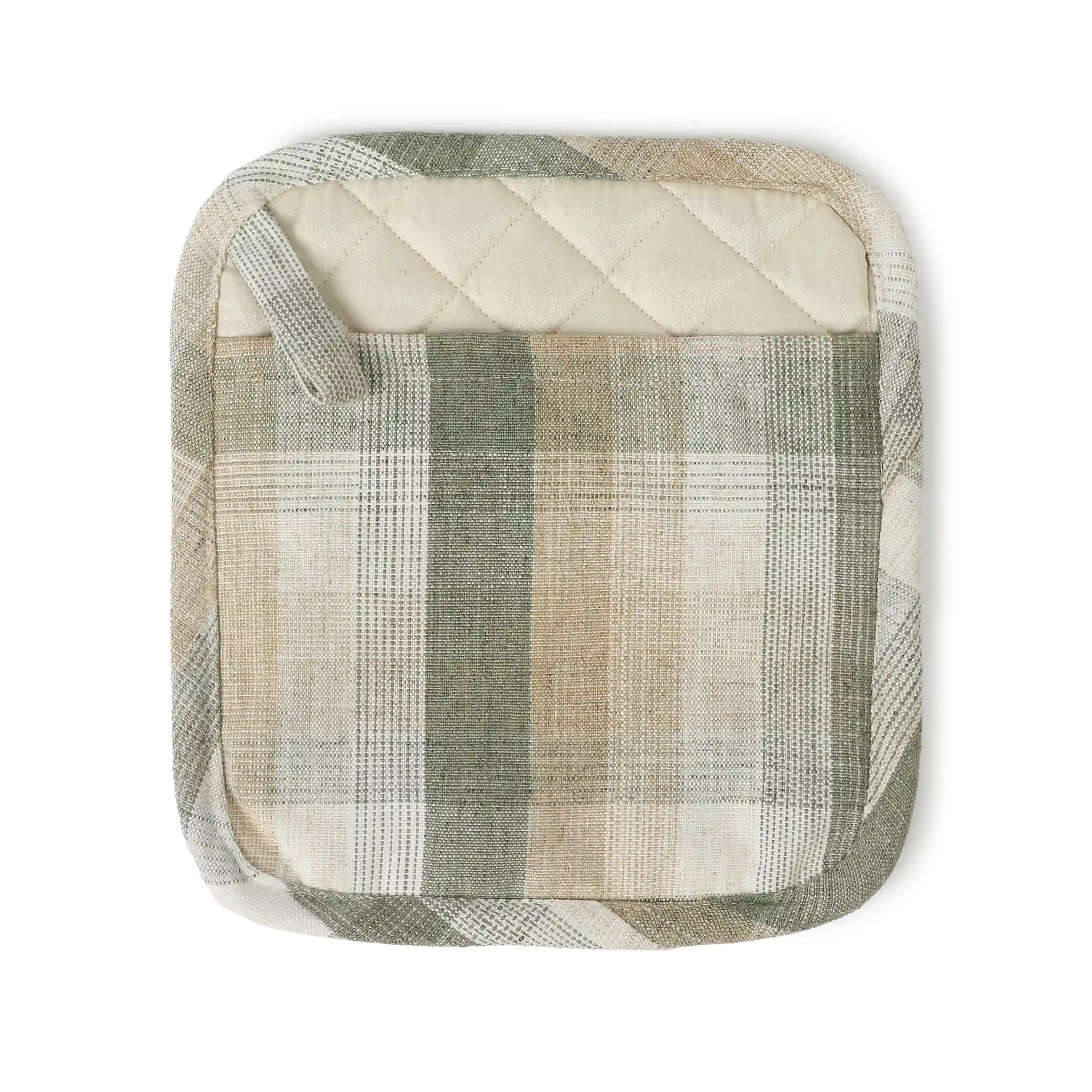 Kaleida | Countryside Charm Easy to Maintain Quilted Pot Holders | Designed for Protection | Set of 2 - Image 7