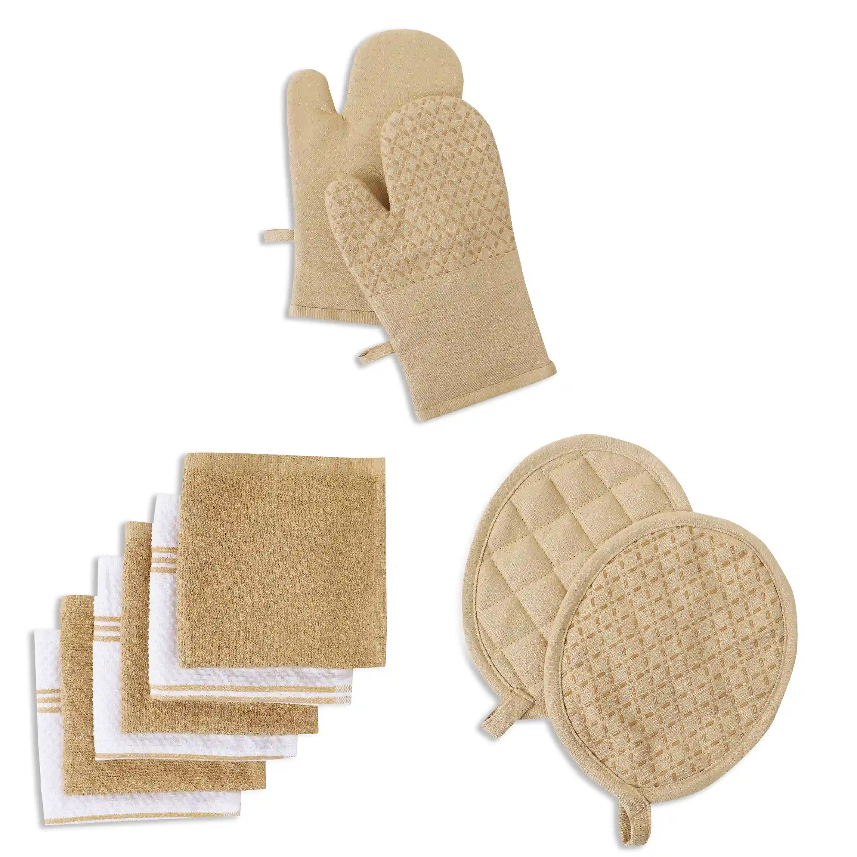 Kaleida | Everyday Essentials Kitchen Linen Set | Set of 16 - Image 14