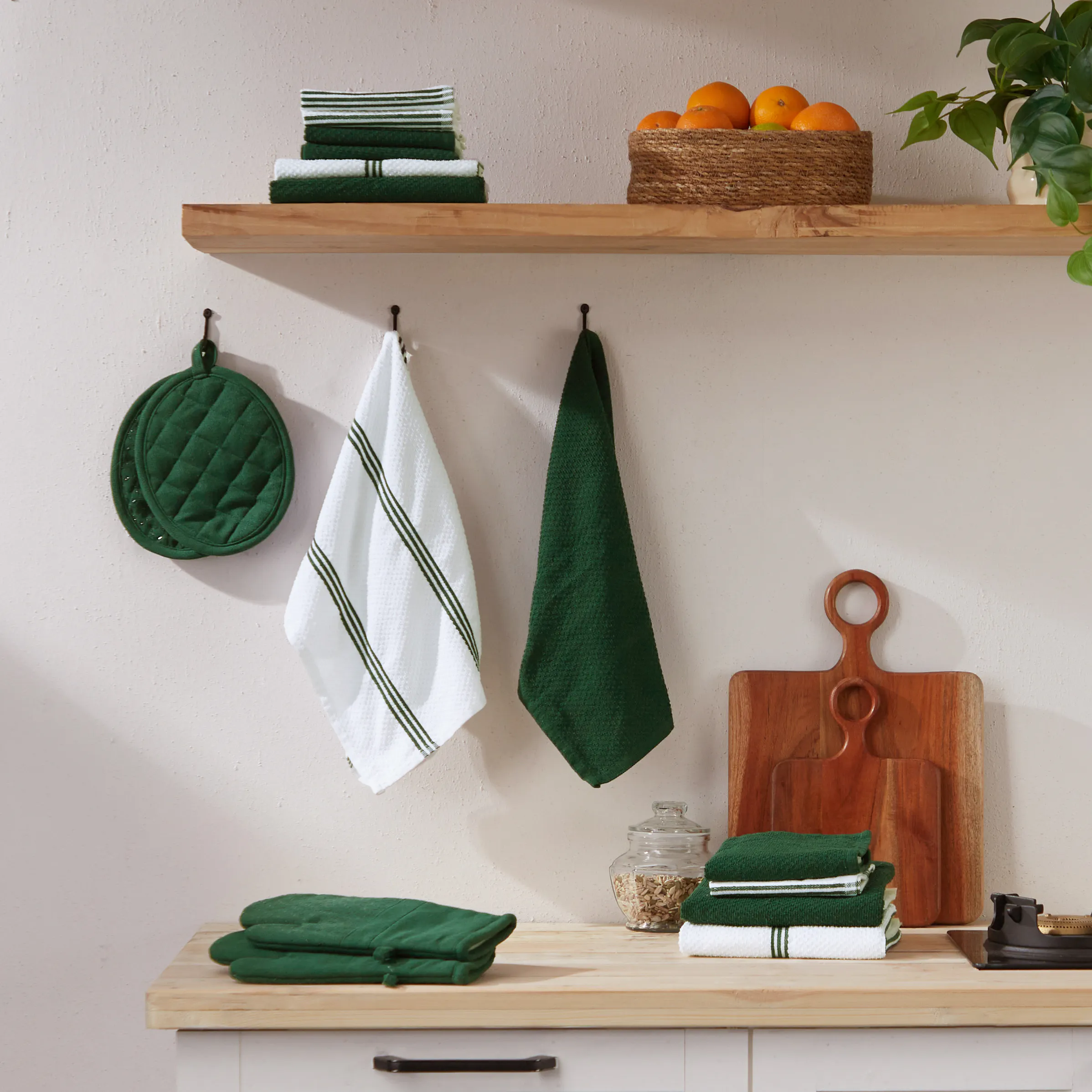 Kaleida | Everyday Essentials Kitchen Linen Set | Set of 16 - Image 24