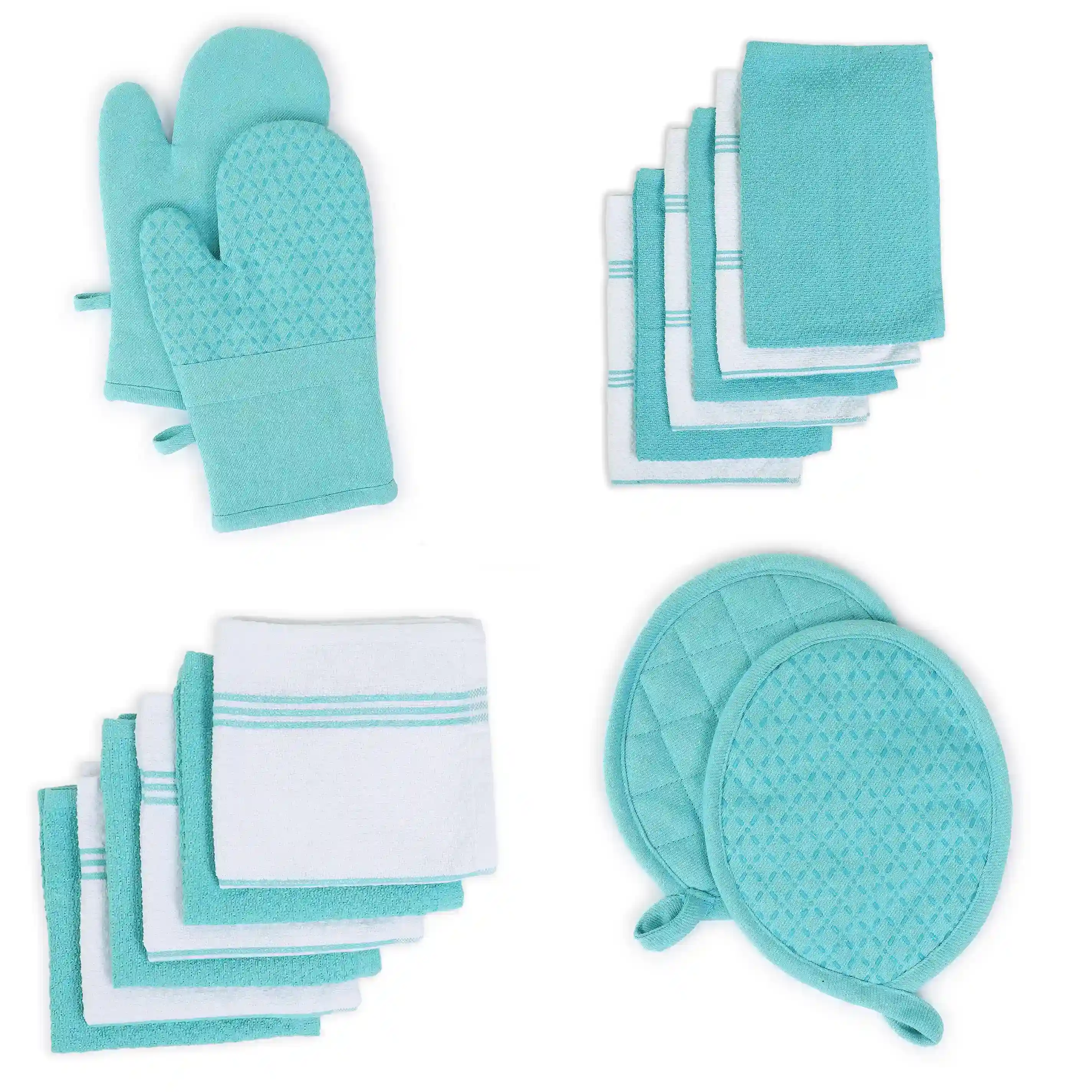 Kaleida | Everyday Essentials Kitchen Linen Set | Set of 16 - Image 3