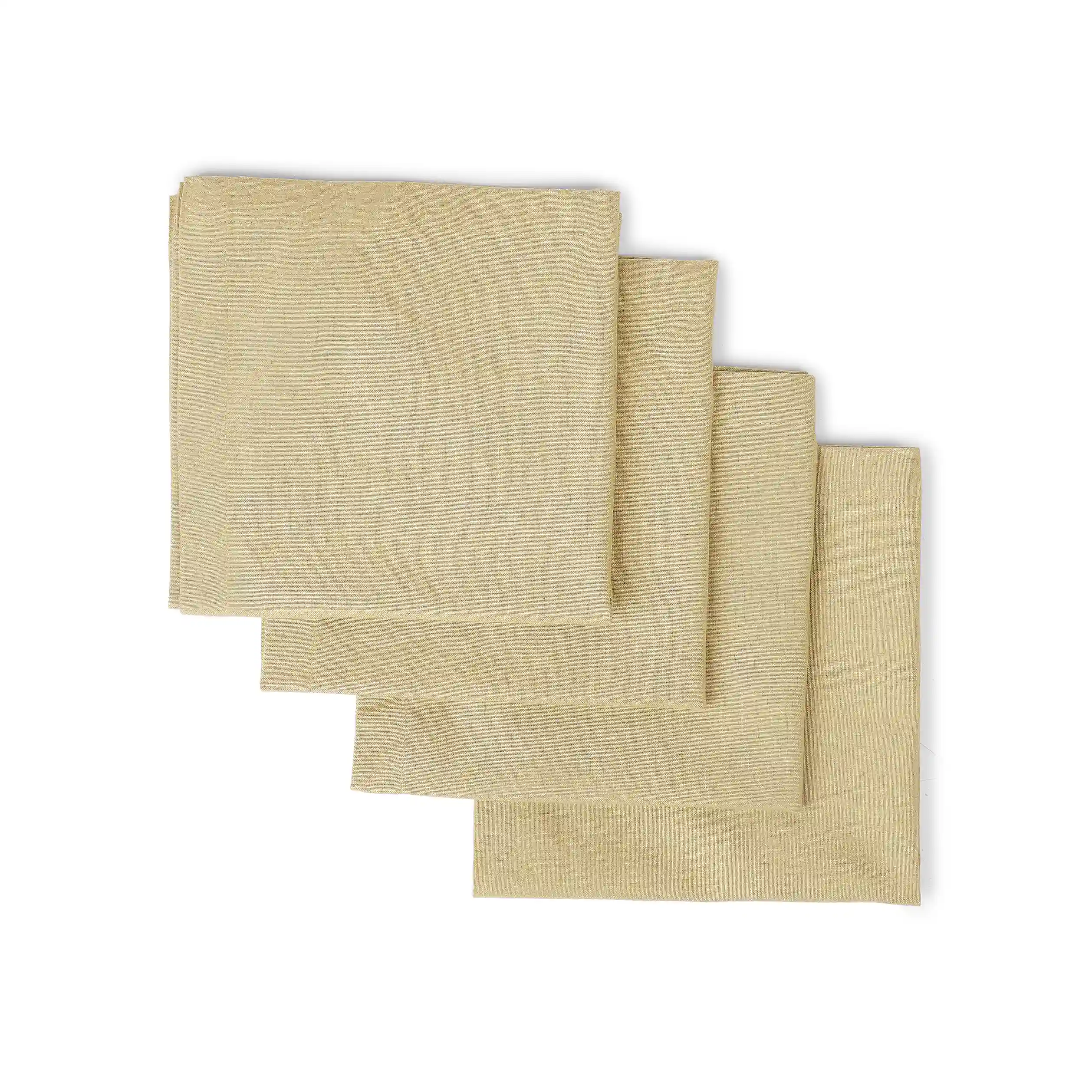 Kaleida | Countryside Charm Soft & Absorbent Solid Dyed Cotton Table Napkins | Set of 4 & 6 - Image 3